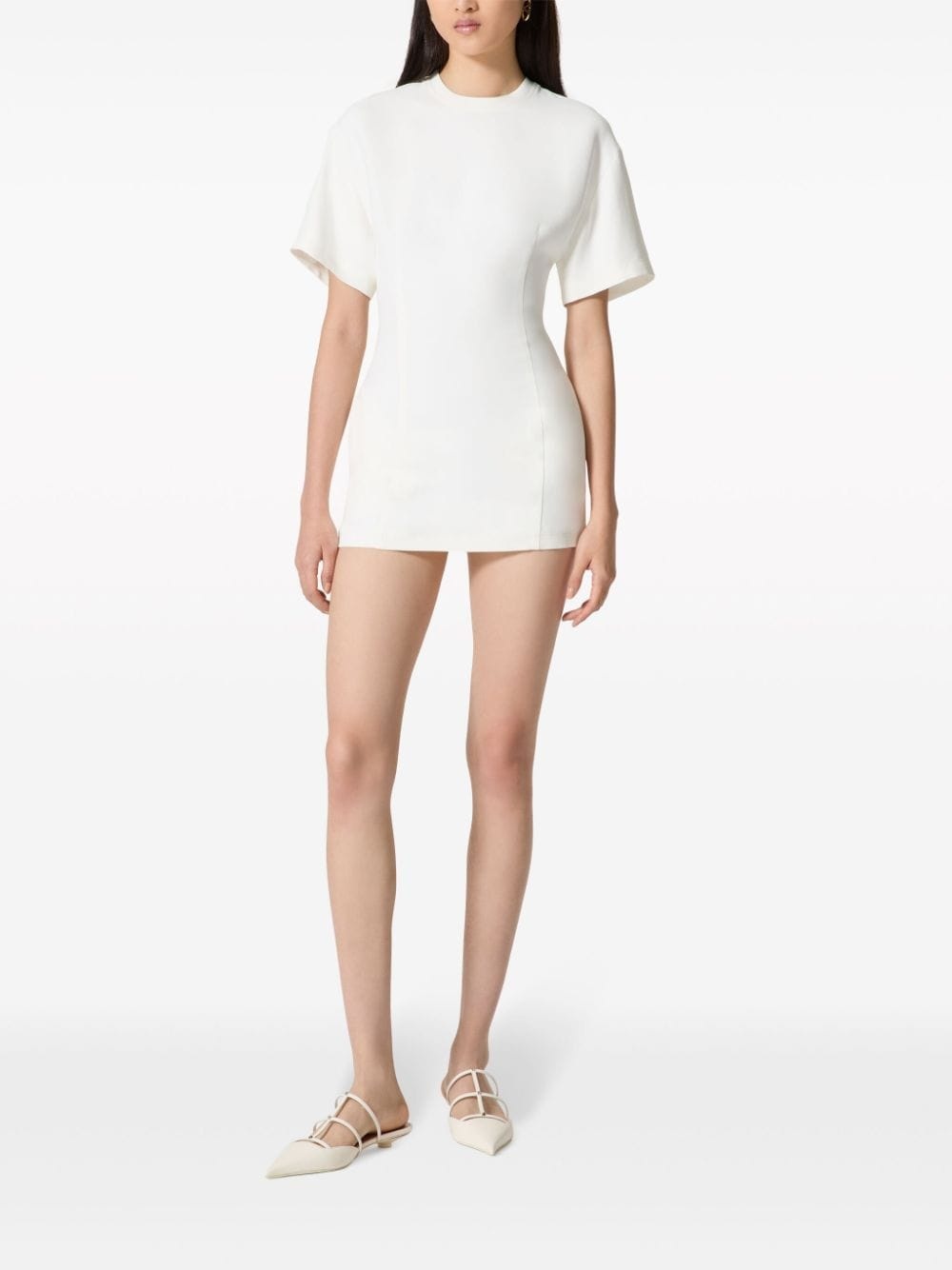 Crepe Couture short-sleeve minidress - 3