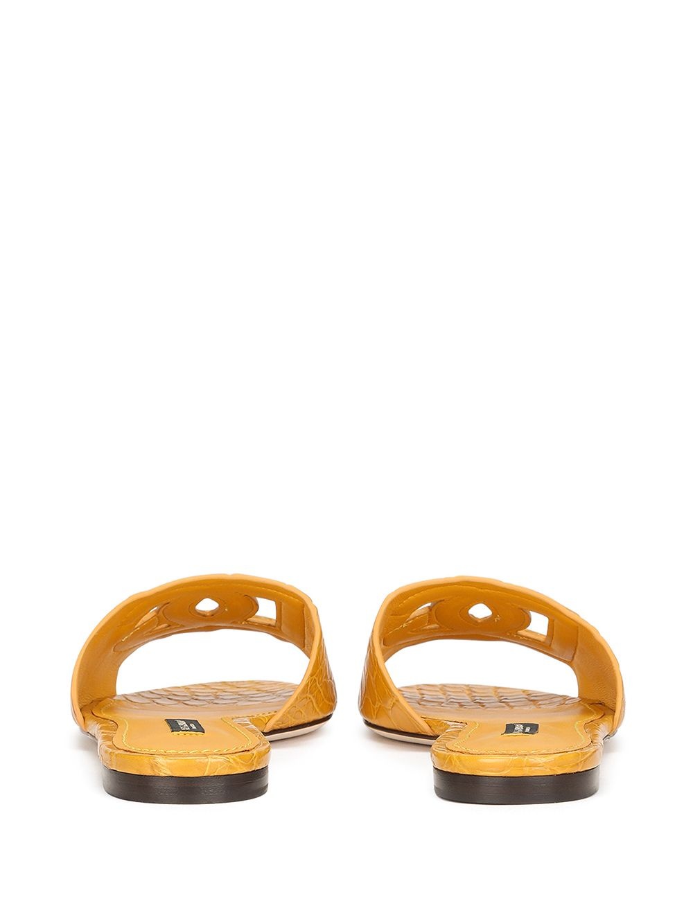 logo-embossed mule sandals - 3