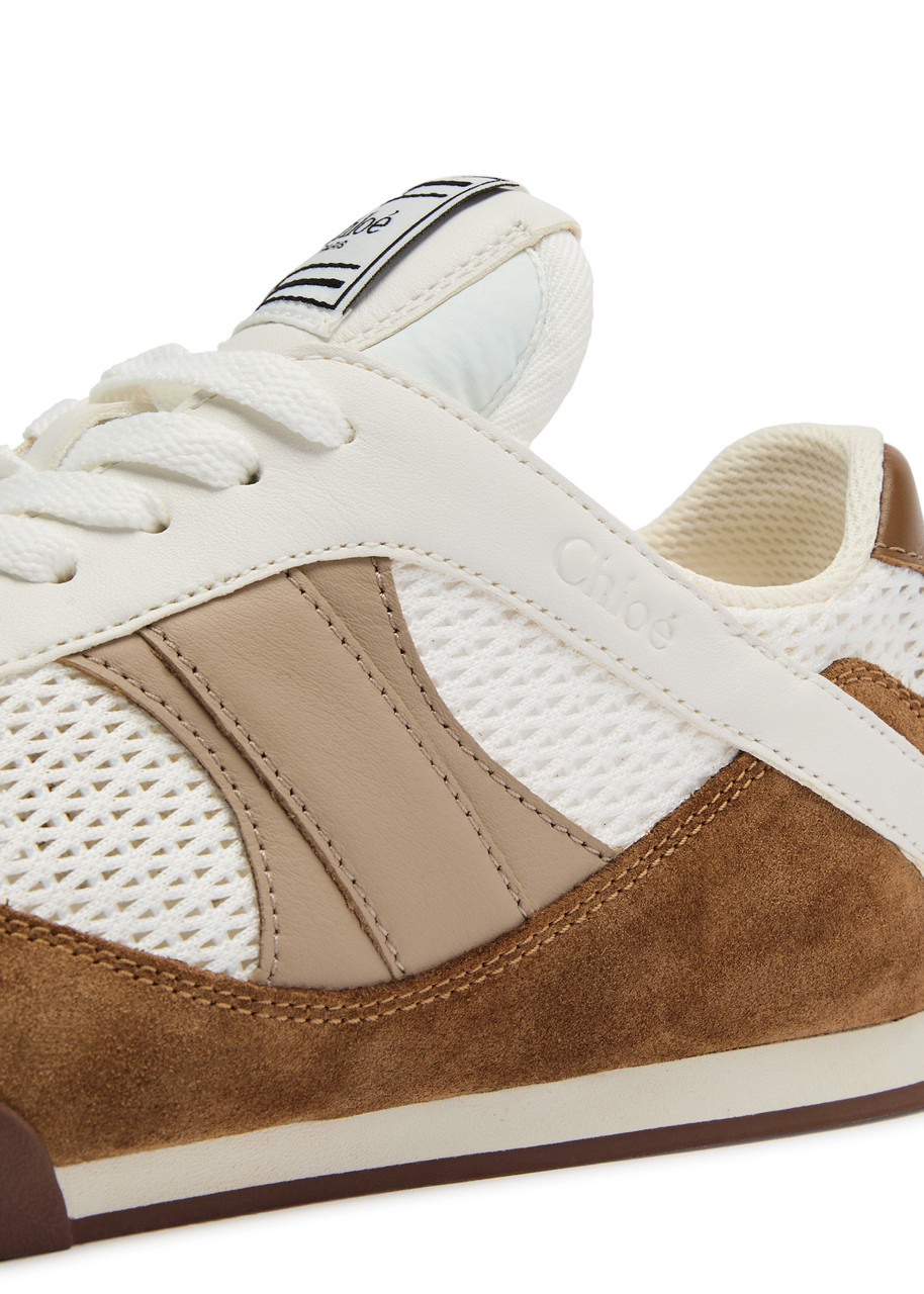 Chloe Kick Panelled Mesh Sneakers - 4