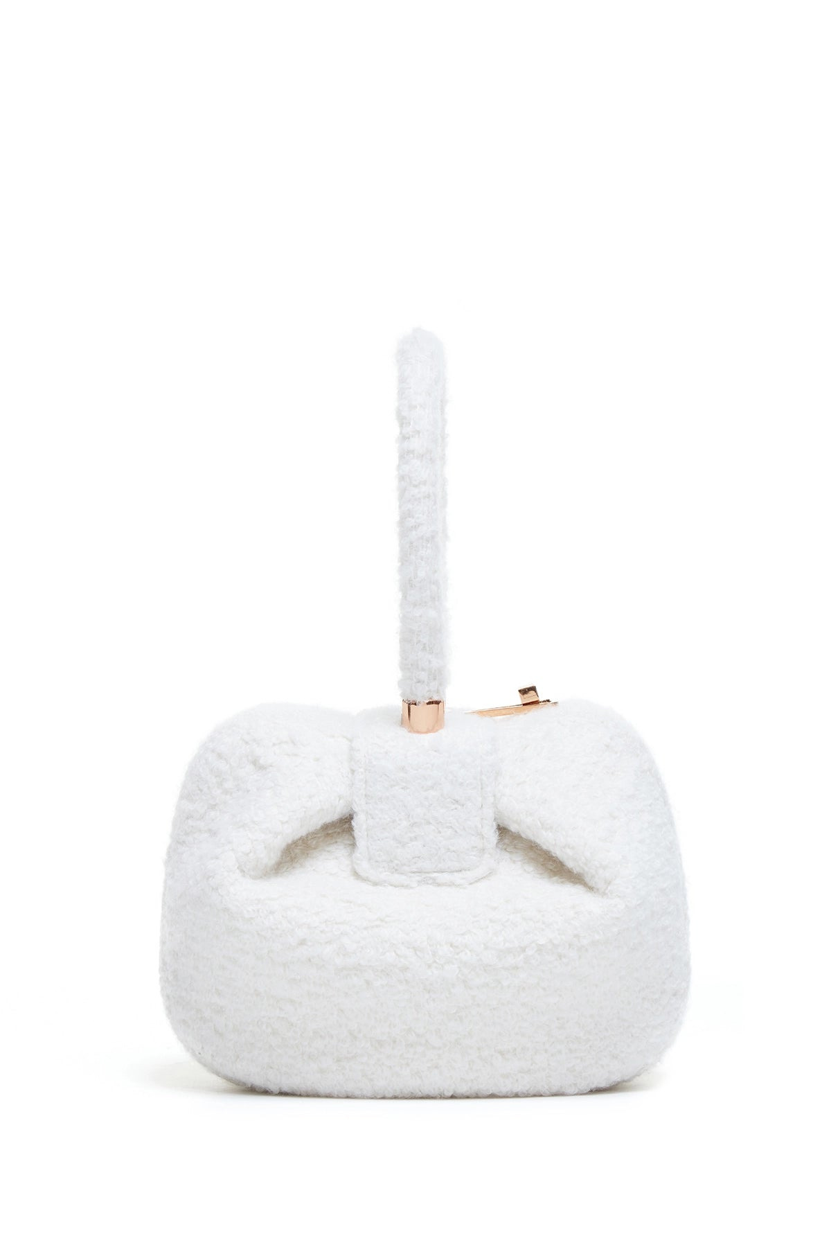 Nina Bag in Ivory Cashmere Boucle - 2