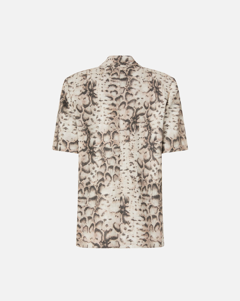 PINKO SHORT-SLEEVED JACKET WITH SNAKE PRINT outlook