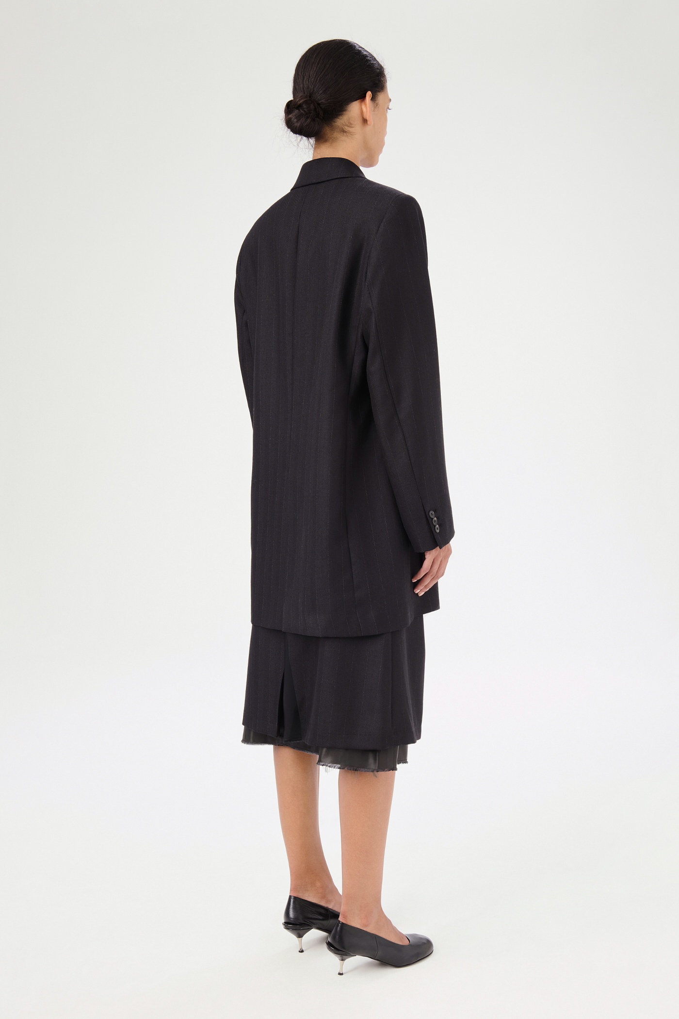 Queens Blazer Maitre D Black Wool - 5