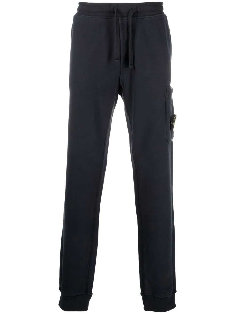 tapered fleece track trousers - 1