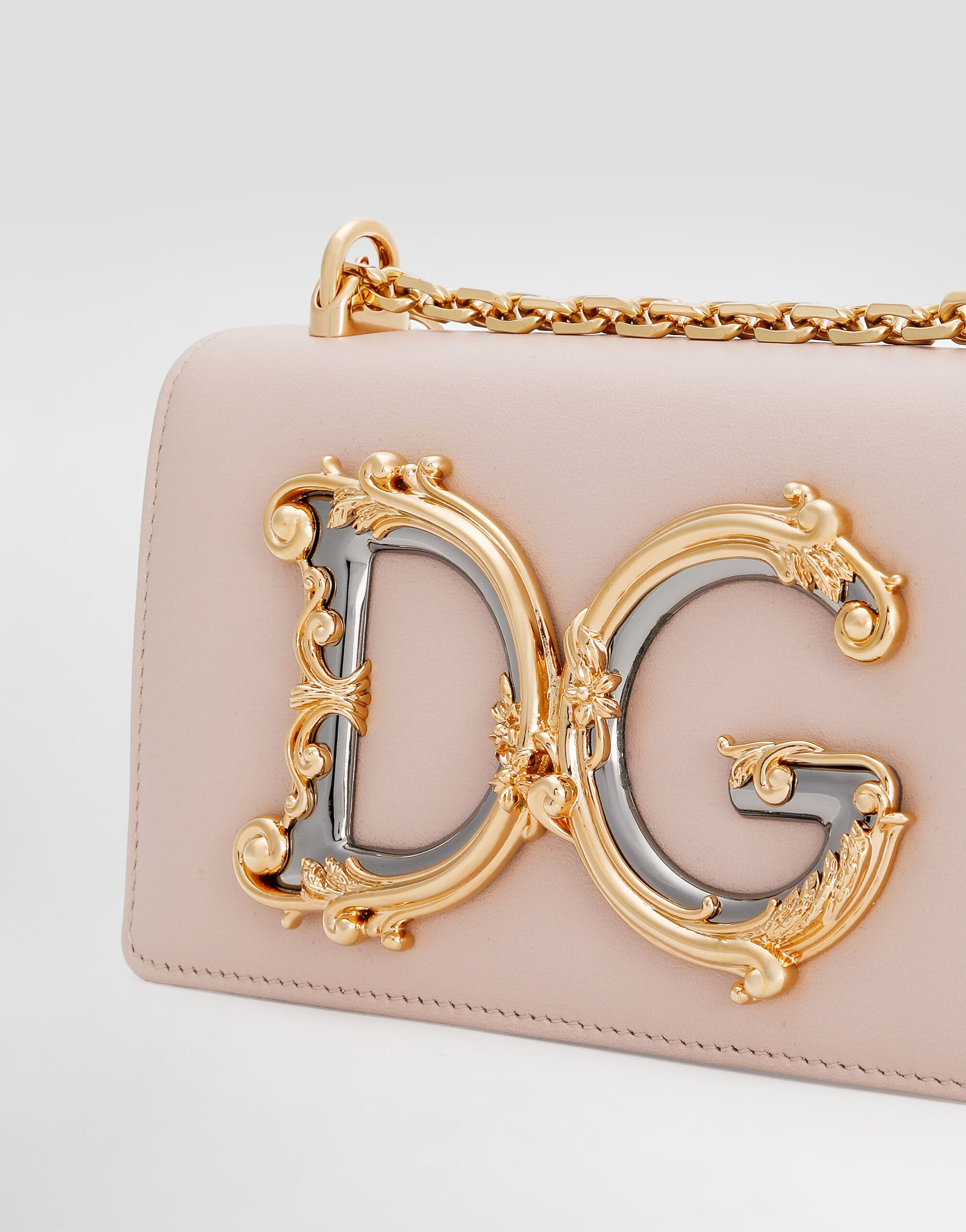 DG Girls phone bag in plain calfskin - 6