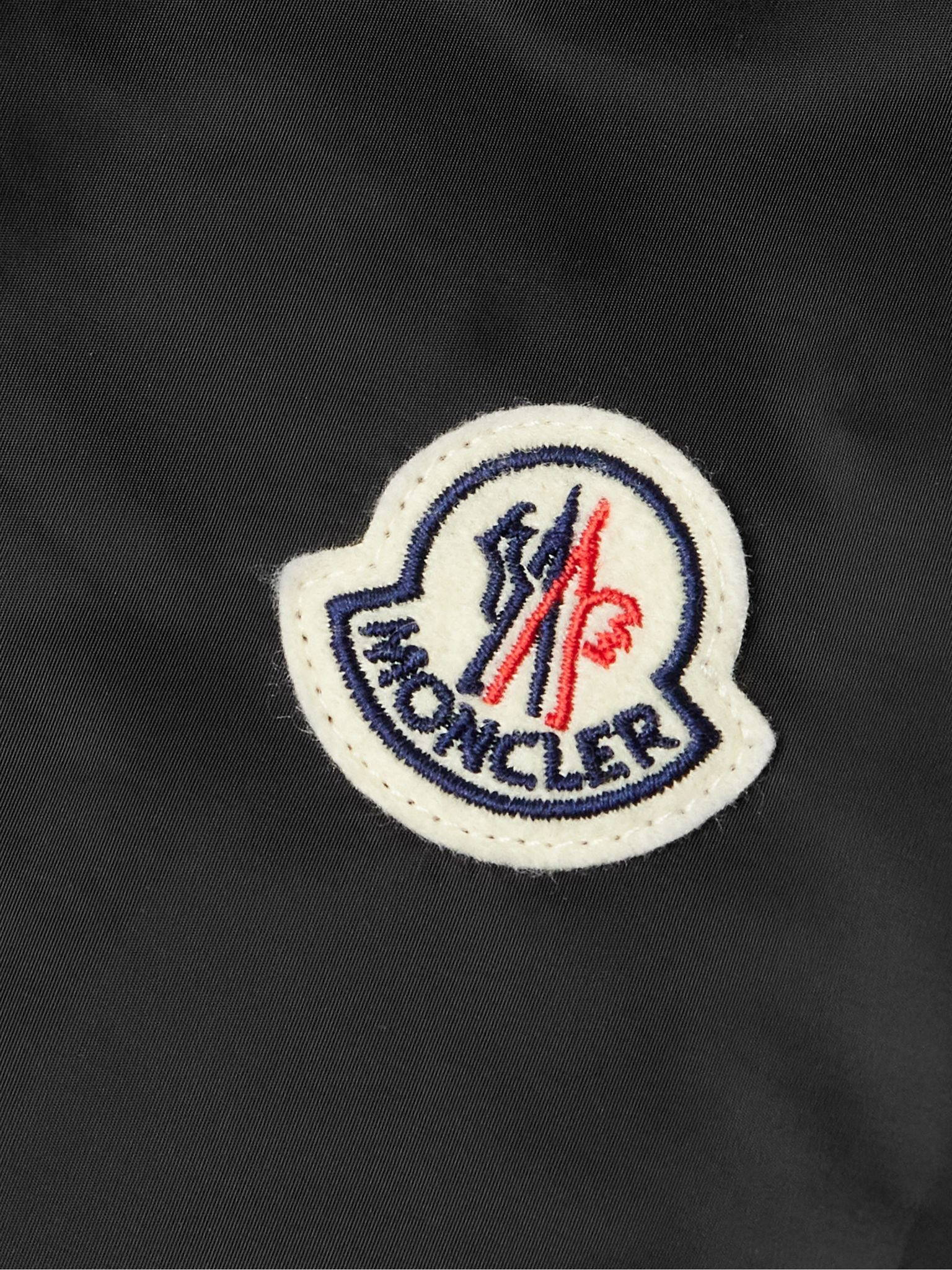 Logo-Appliquéd Nylon Overshirt Black - 5