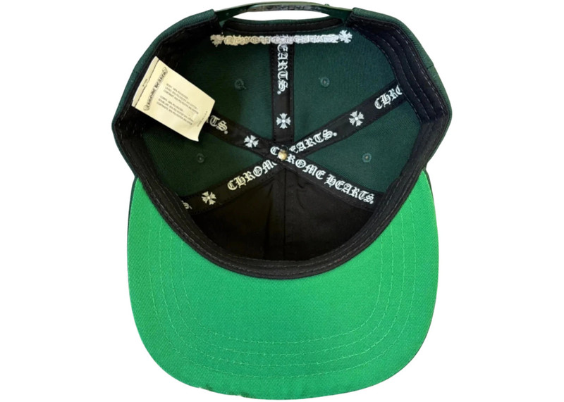 Chrome Hearts Chrome Hearts Essentials LA Exclusive Baseball Wool Cap Forest Green outlook