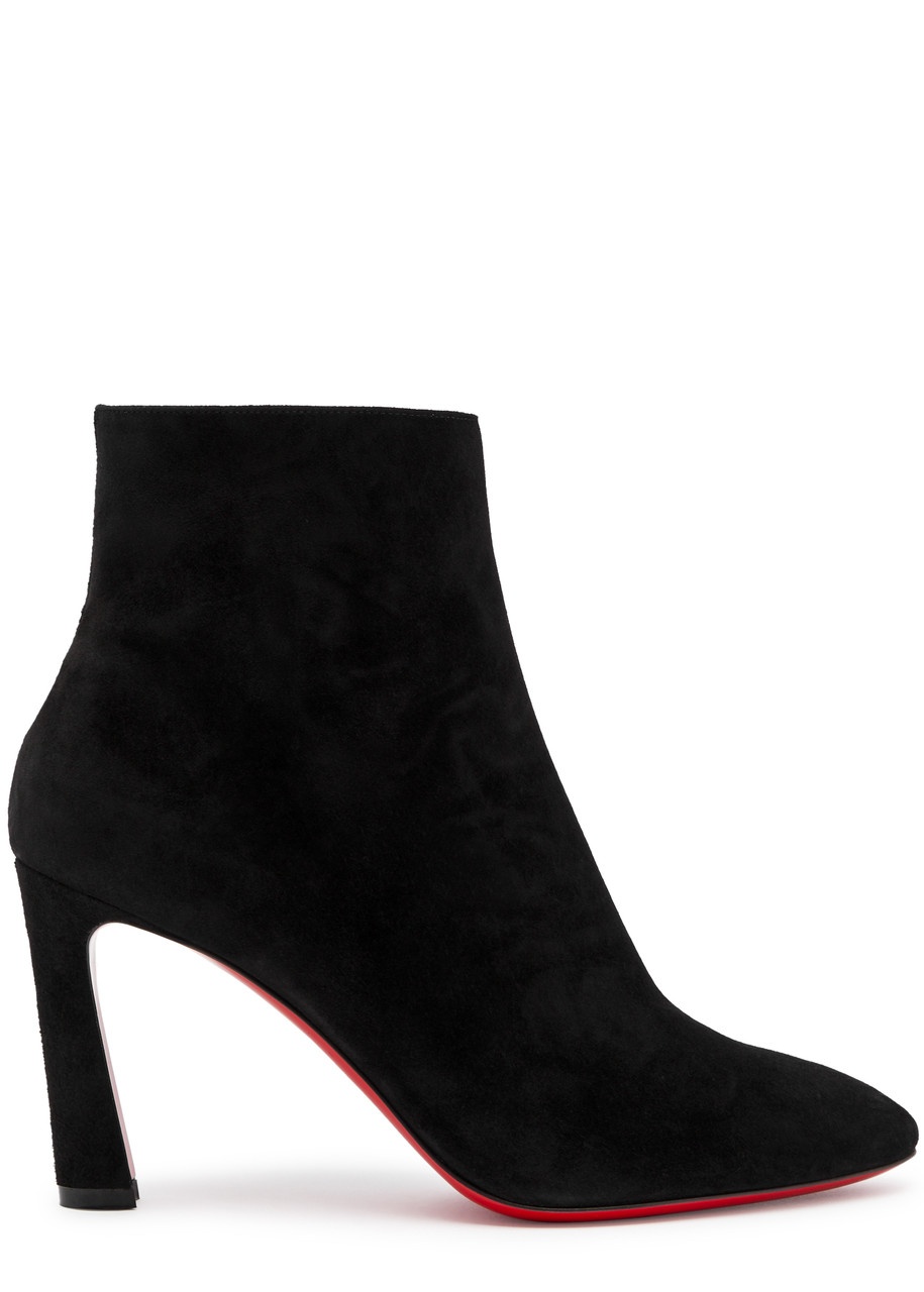 Christian Louboutin Eleonor 85 Suede Ankle Boots - 1
