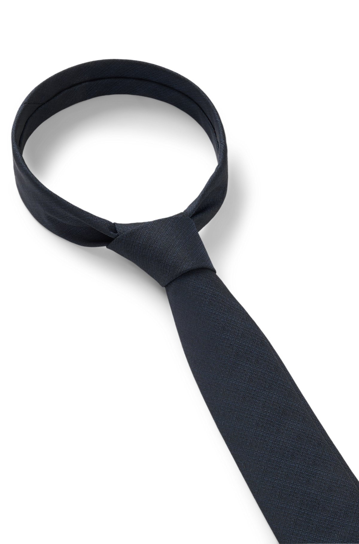 JACQUARD-WOVEN TIE BLENDED WITH SILK - 5