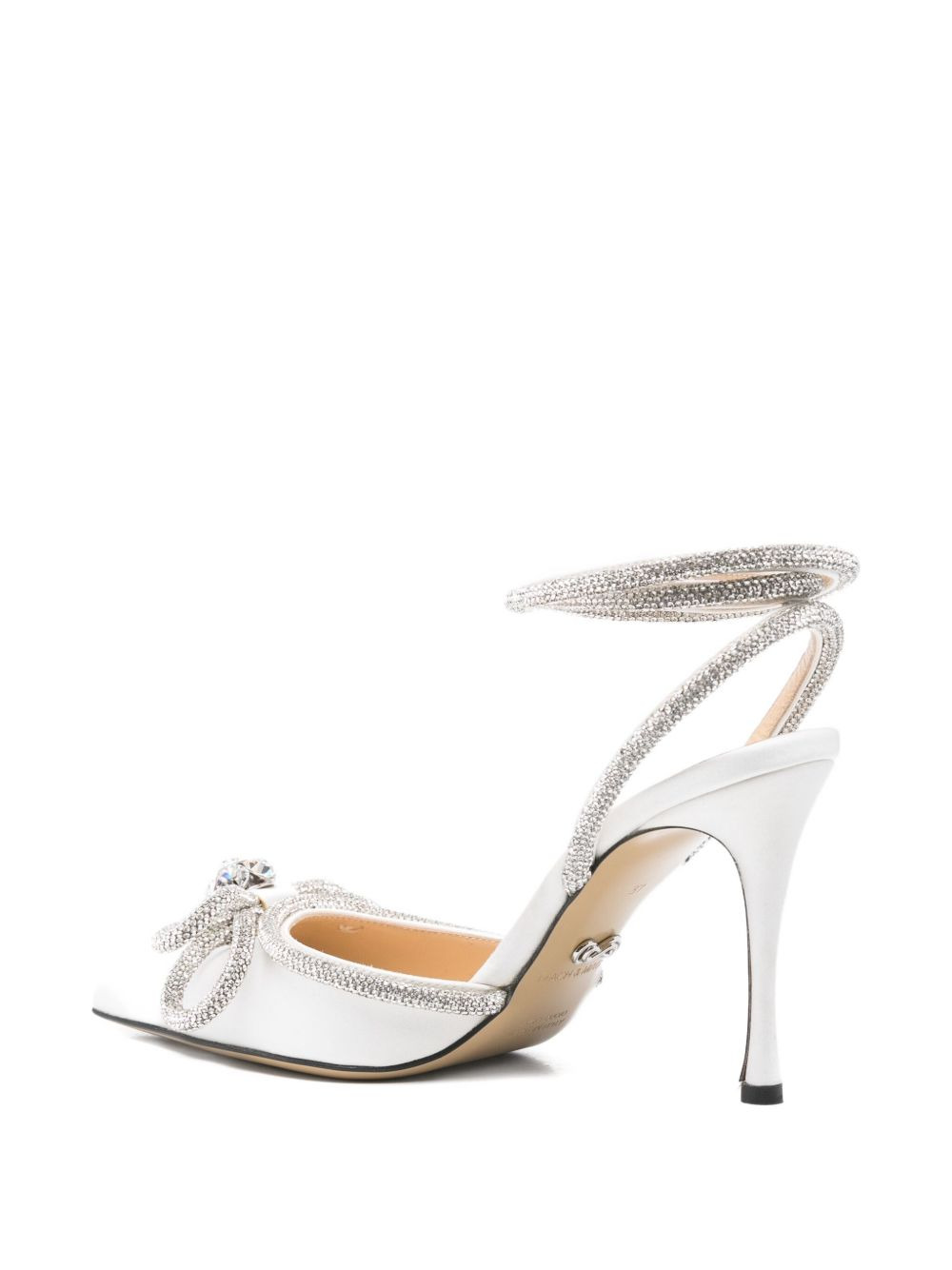 90mm crystal-embellished pumps - 3