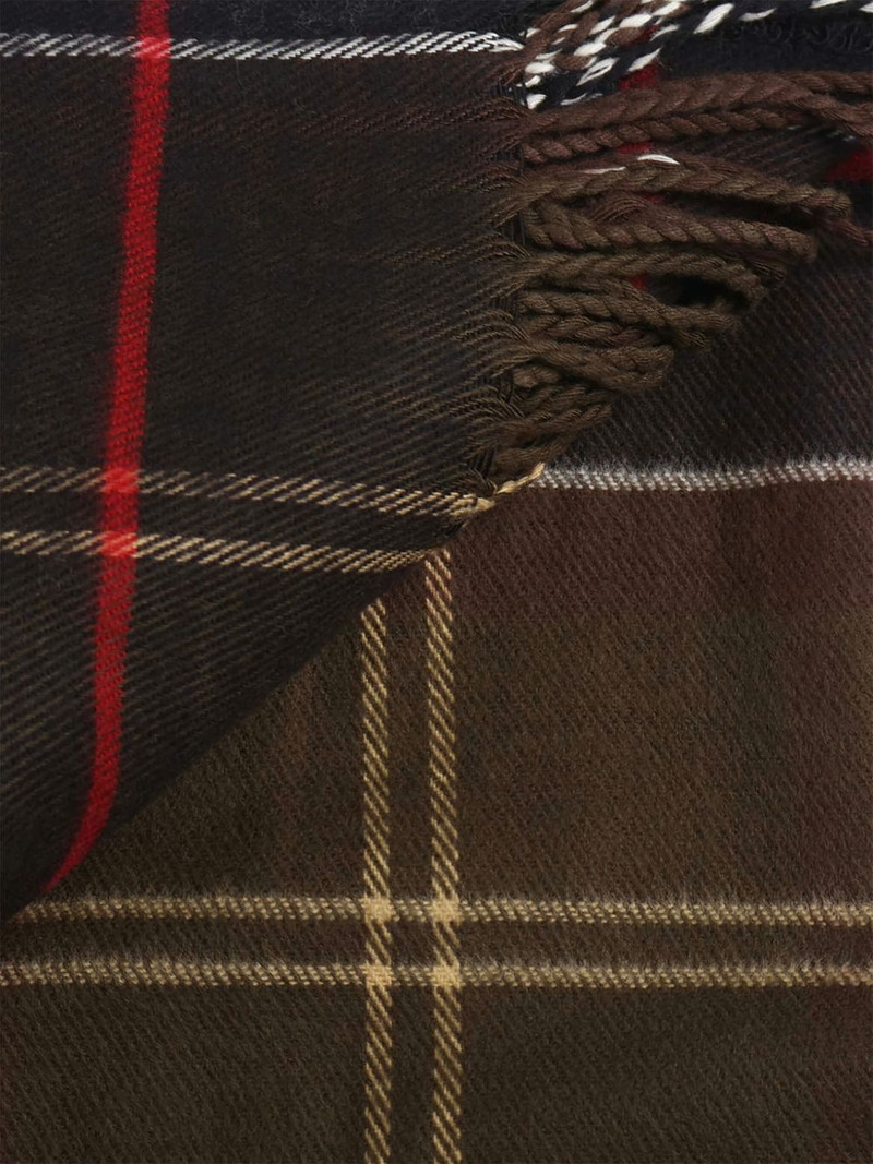 Barbour checked scarf outlook