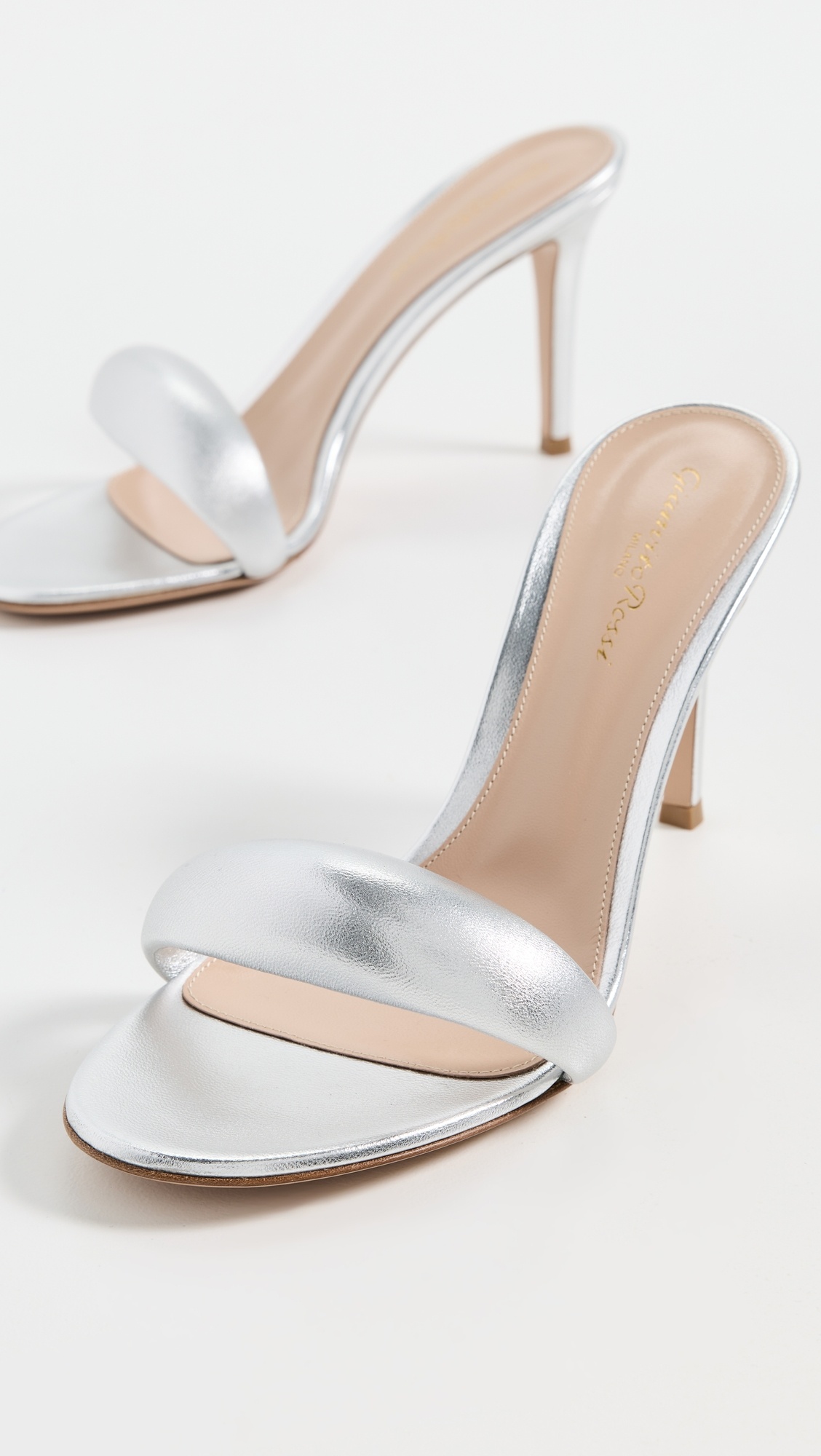 Bijoux Mules 85mm Nappa Silk - 4