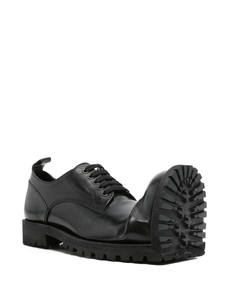Comme des Garçons Homme Plus asymmetric lace-up shoes outlook