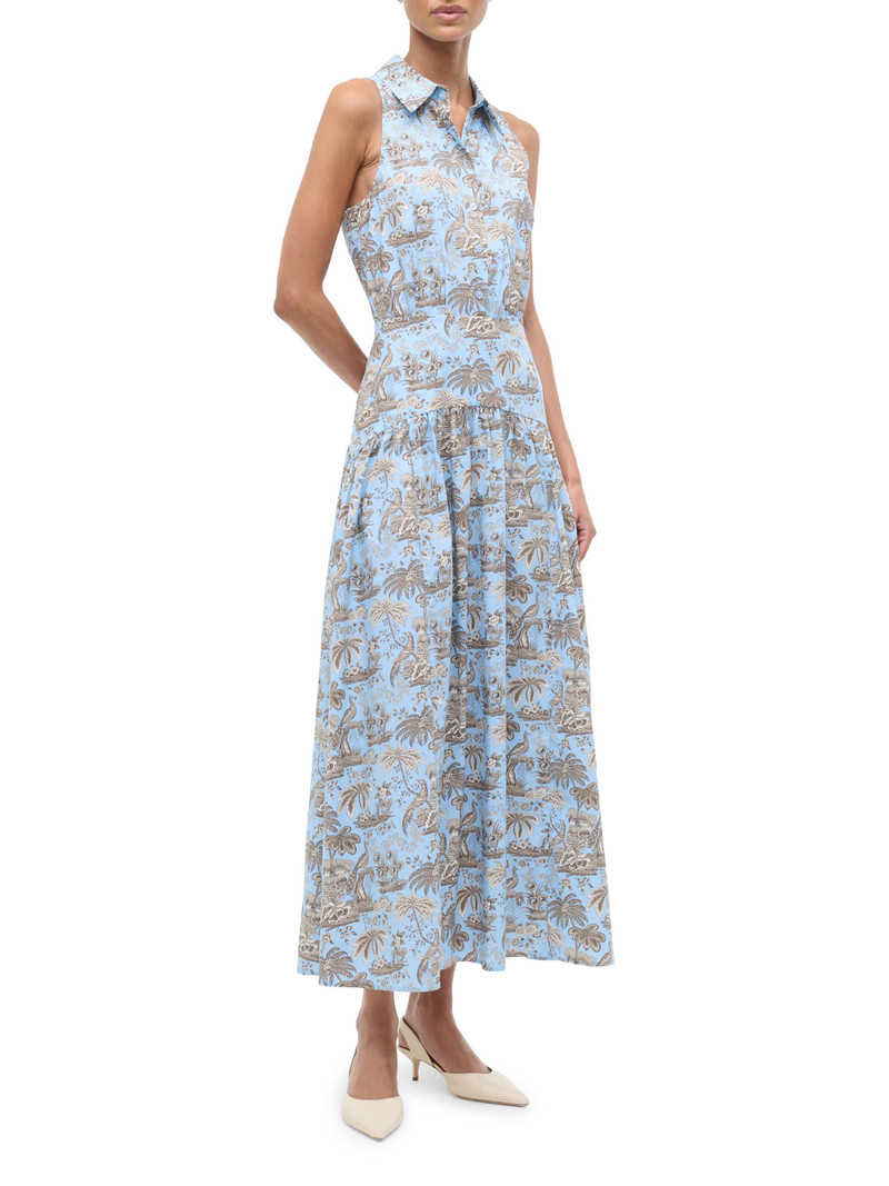 Women's Romy Toile Maxi Dress - Sky Toile 3