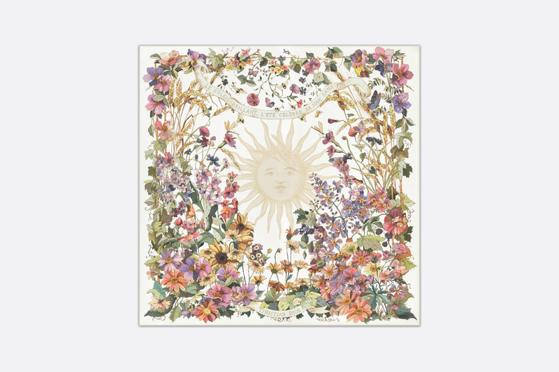 Dior 4 Saisons Été Soleil 90 Square Scarf 1