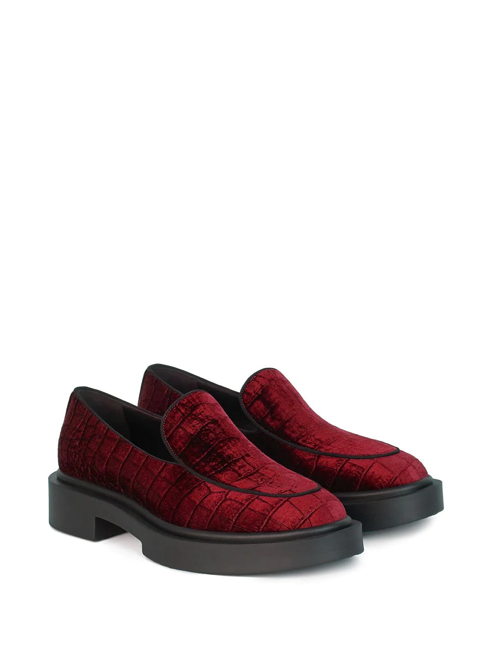 Achille velvet loafers - 2