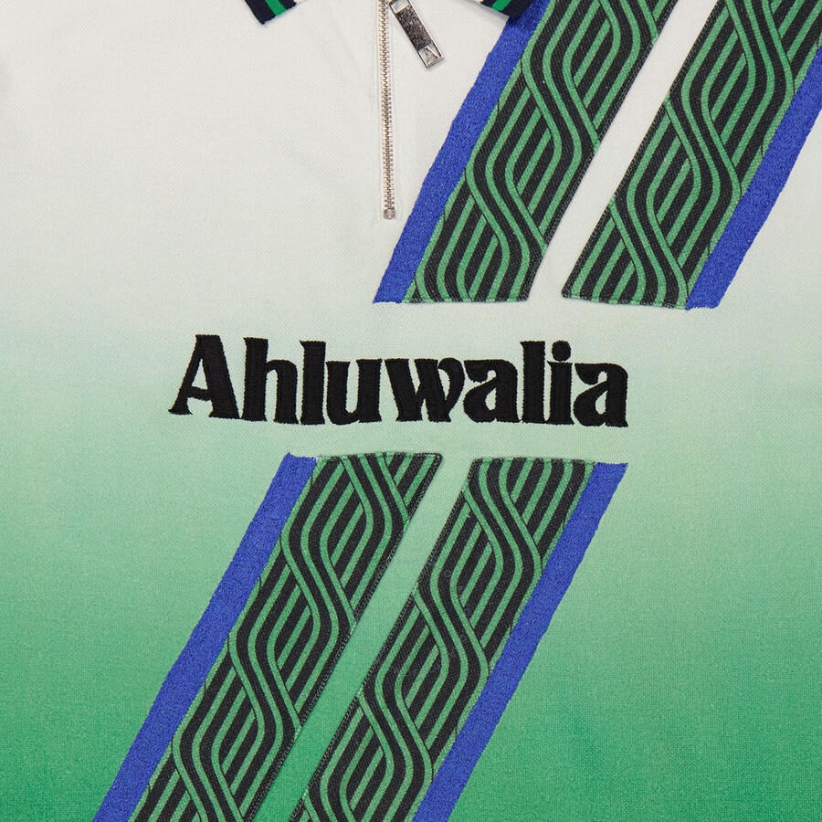 Ahluwalia Men's Football Short Sleeve Cotton Polo Shirt - 7