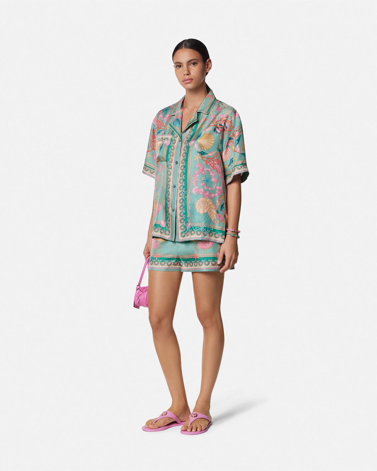 Underwater Barocco Silk Shirt - 2