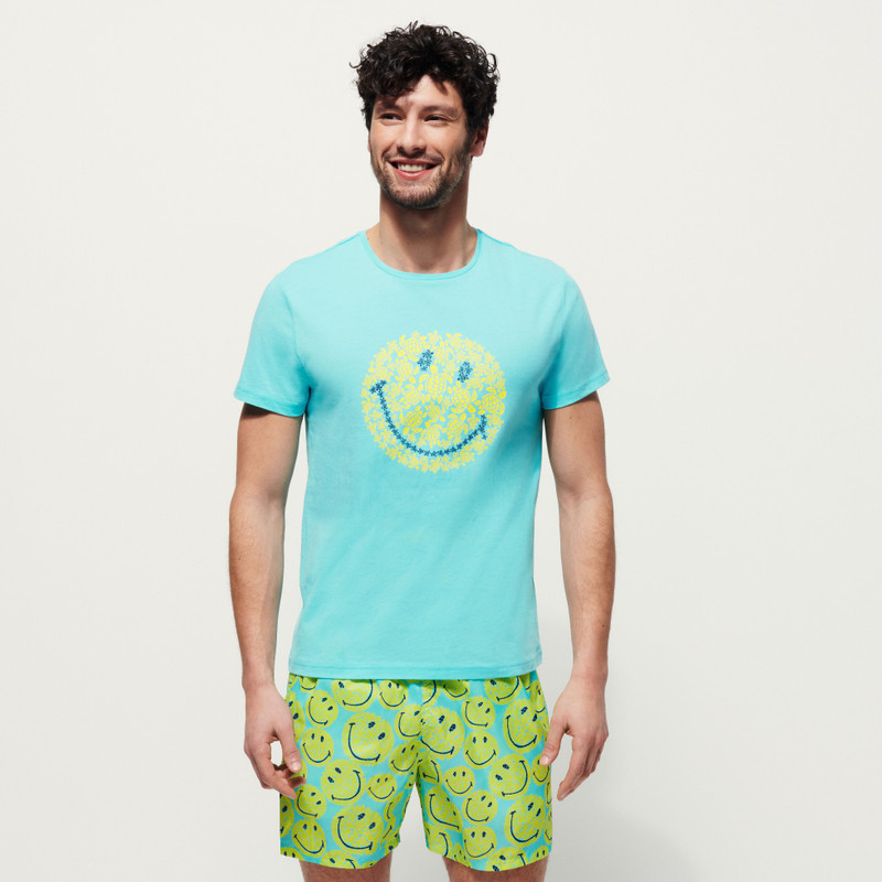 Men Cotton T-shirt Turtles Smiley - Vilebrequin x Smiley® 6
