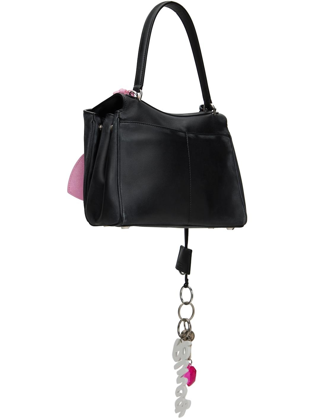 Black Rodeo Small With One Charm Bag - 3