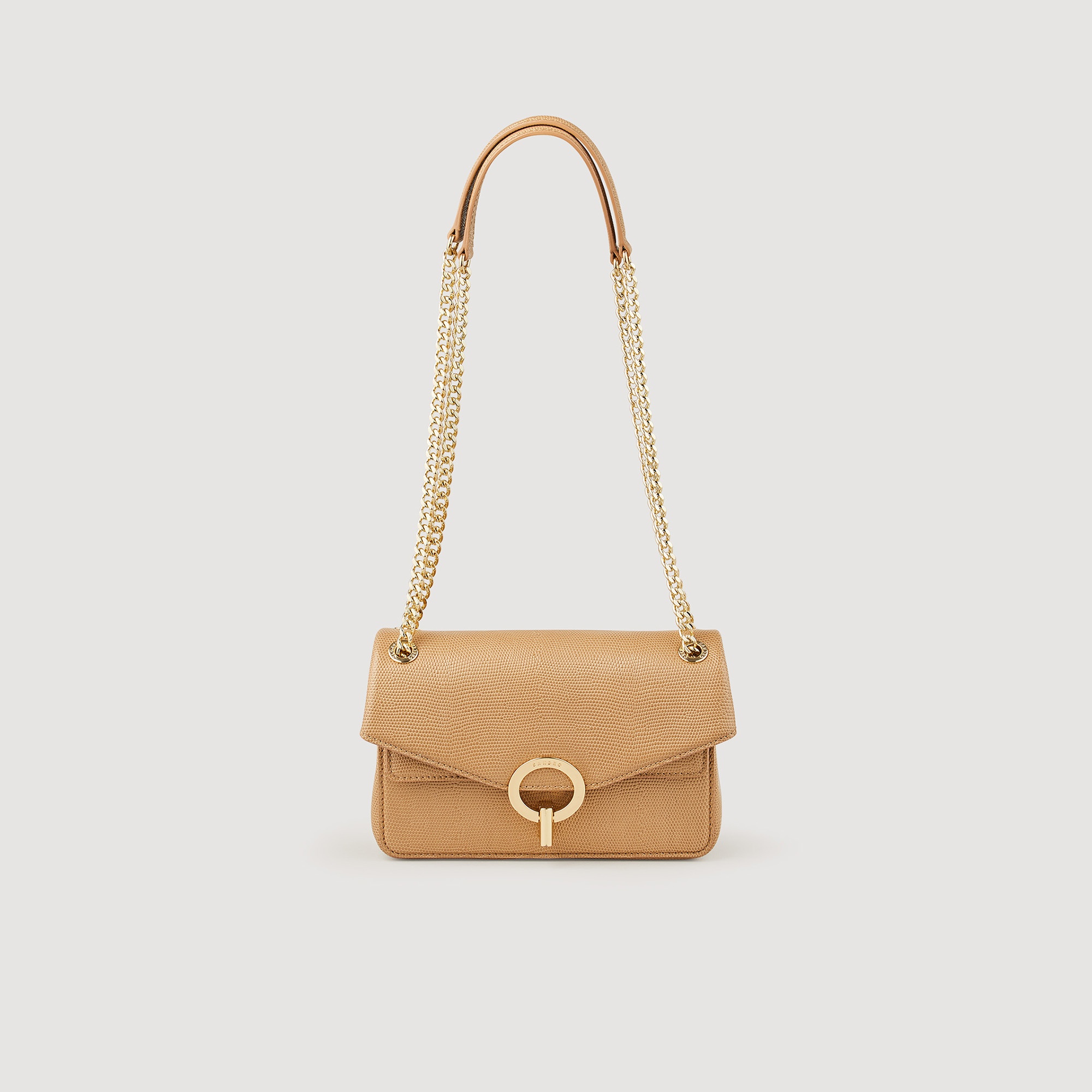 Small embossed leather Yza bag - 1