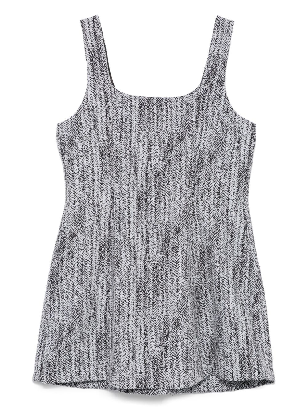 tweed mini dress - 2