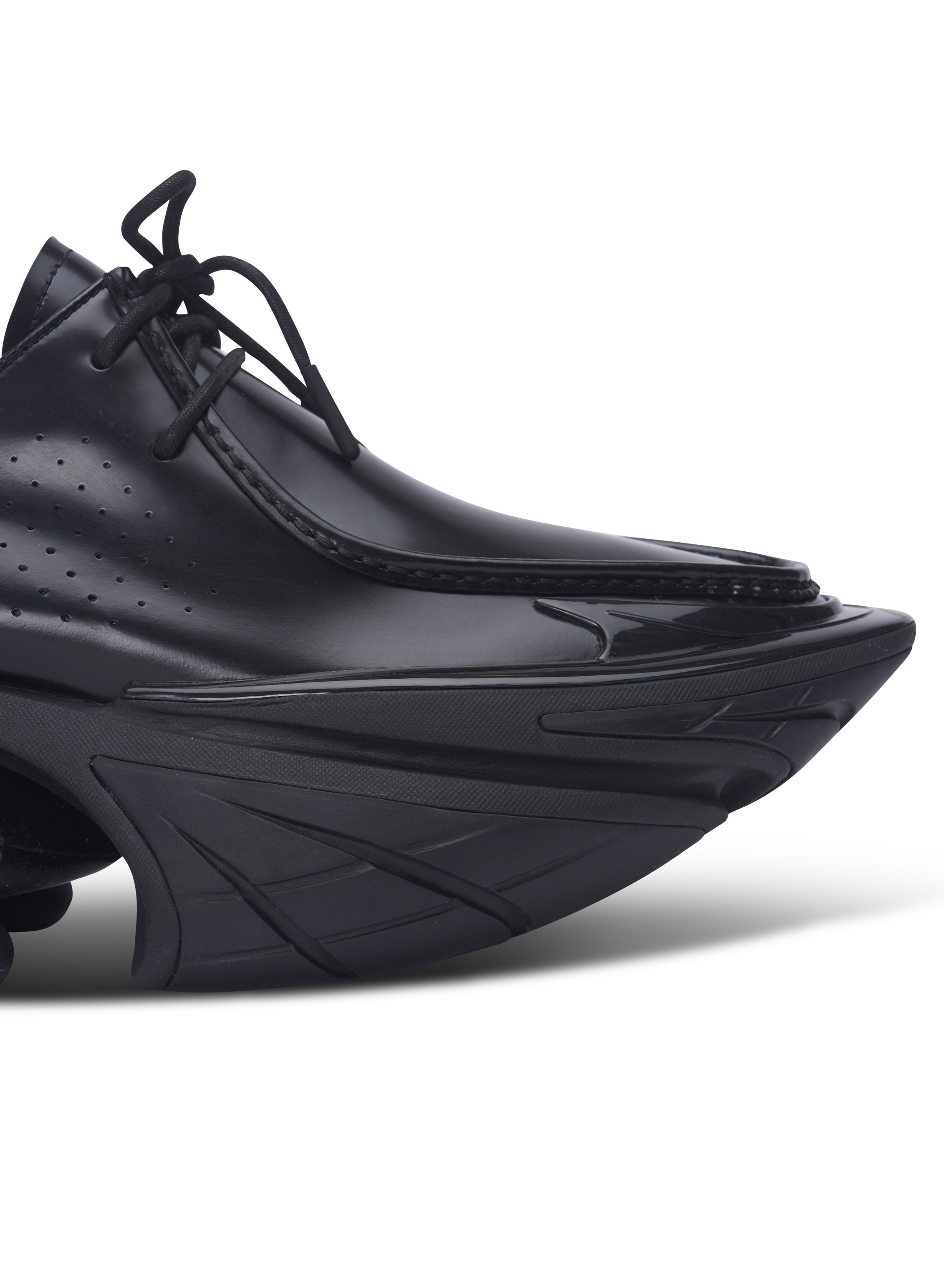 Unicorn glazed leather loafers - 9