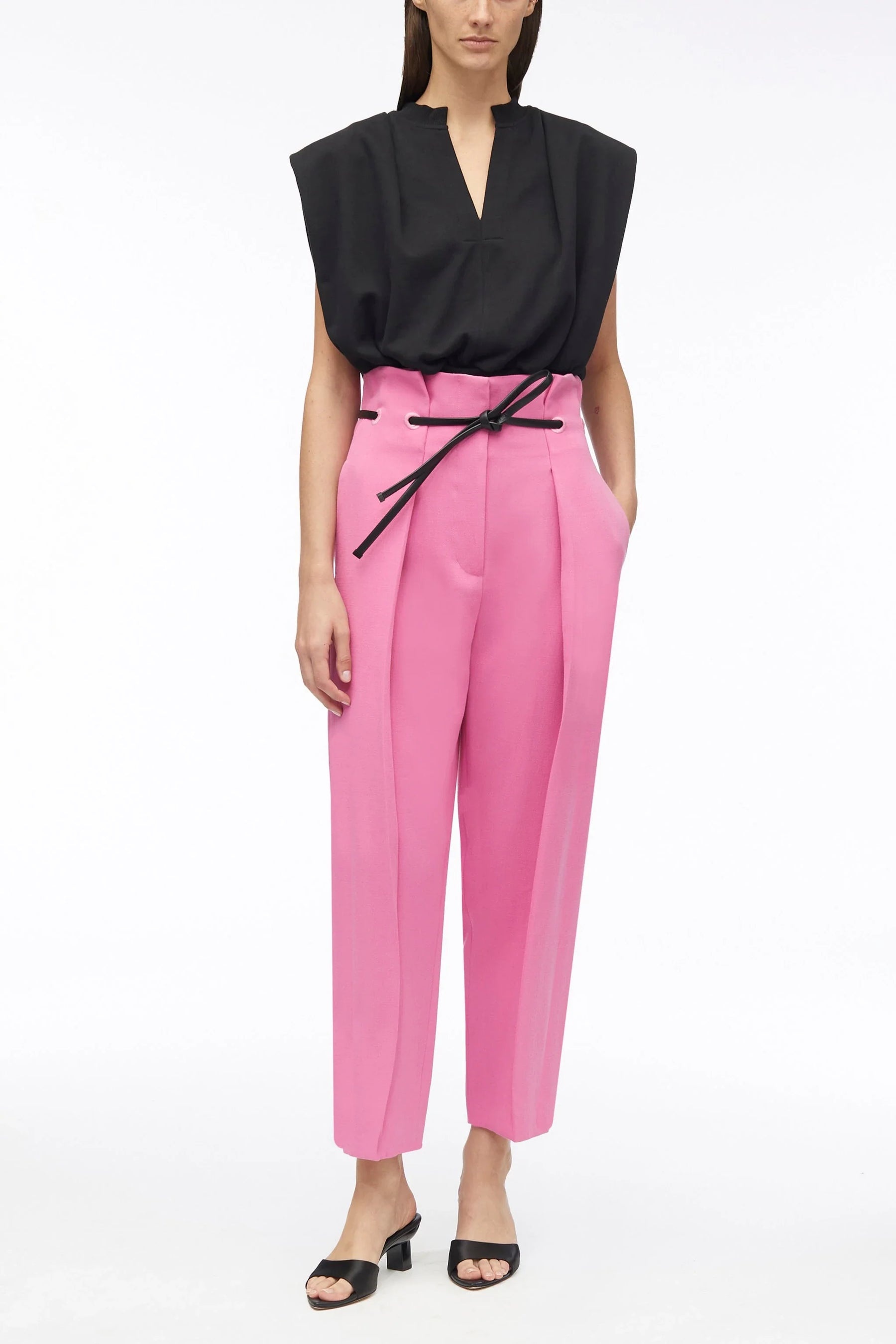 Viscose Crepe Origami Pant - 2