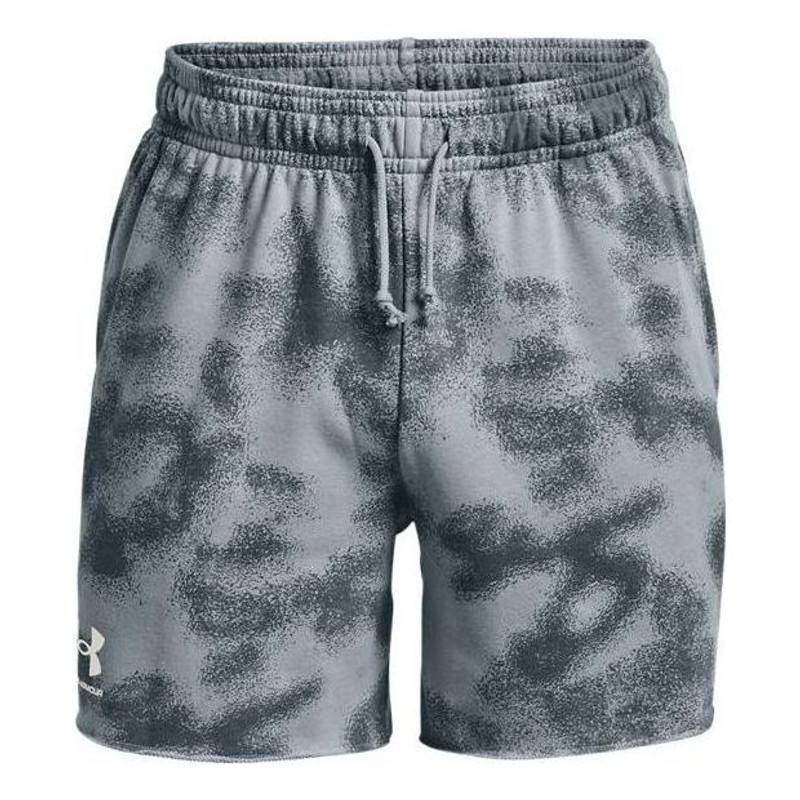 Under Armour Rival Terry 6inch Short 'Blue Grey' 1377578-465 1