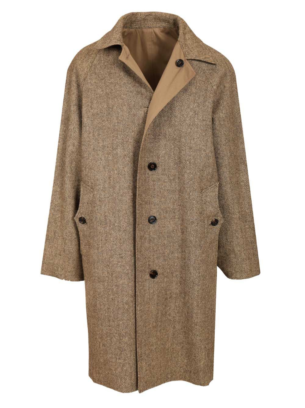Reversible Car Coat Coats Beige - 2