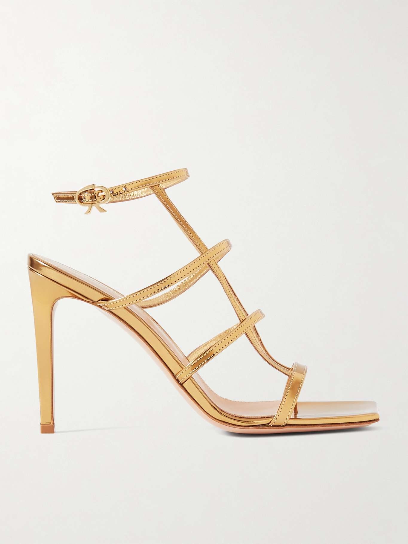 95 metallic leather sandals - 1