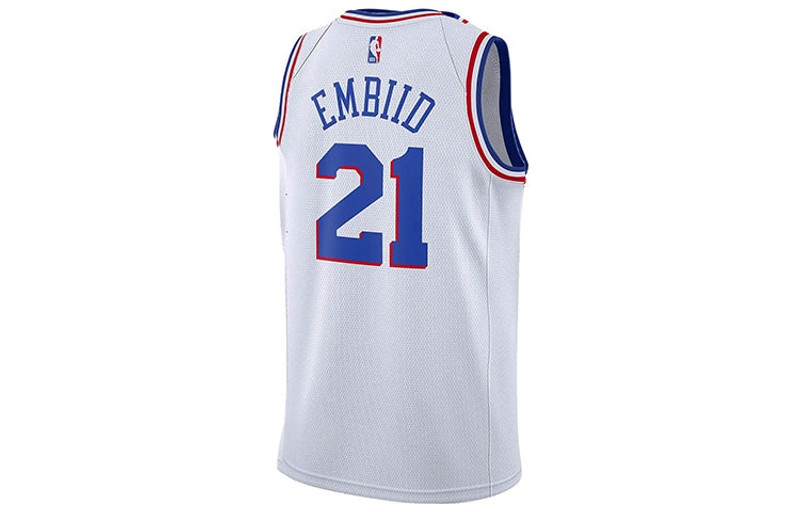 Nike Nike NBA Basketball Sports Vest Philadelphia 76ers 21 White BQ1173-102 outlook