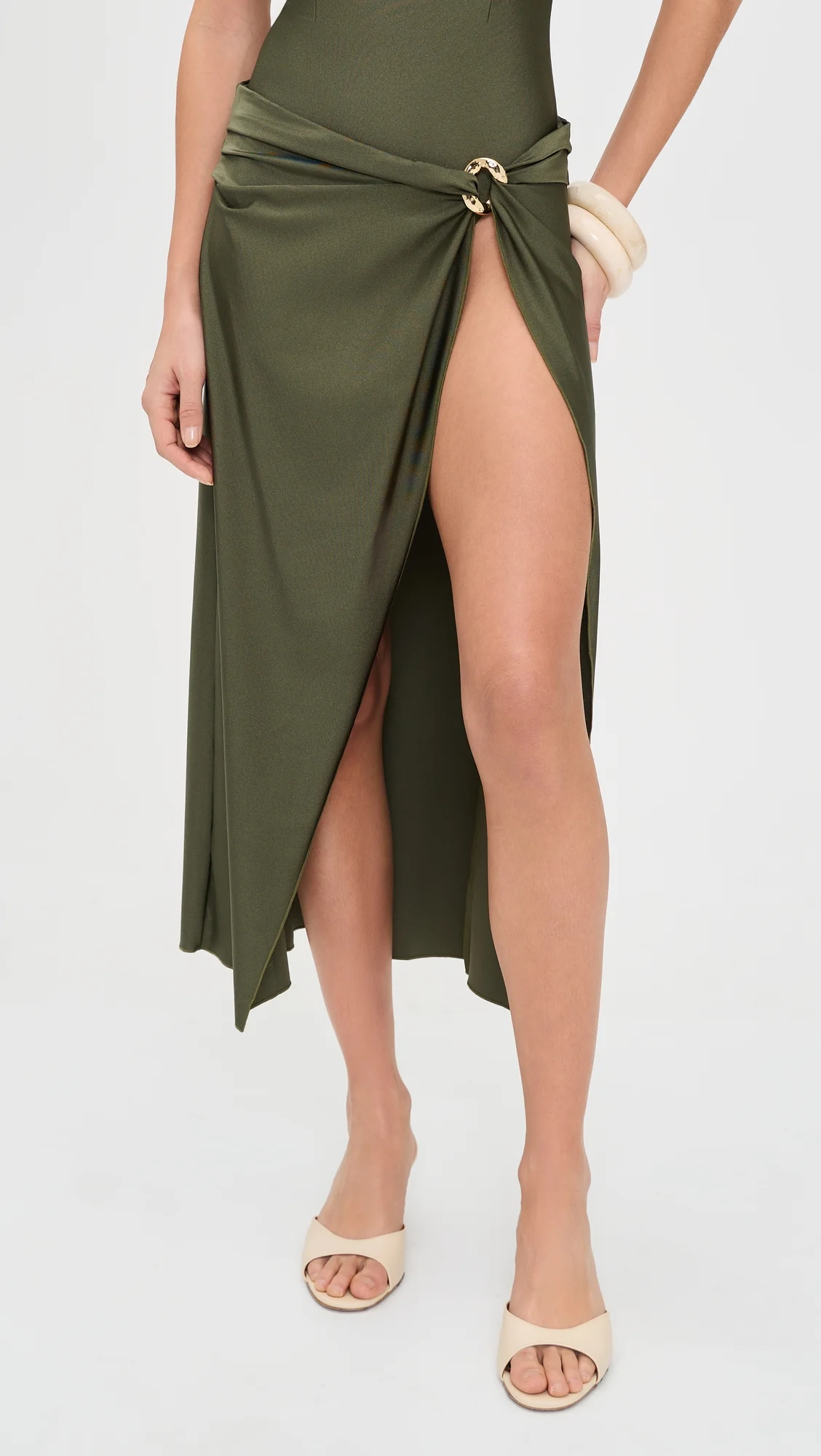Kora Wrap Midi Skirt - 1