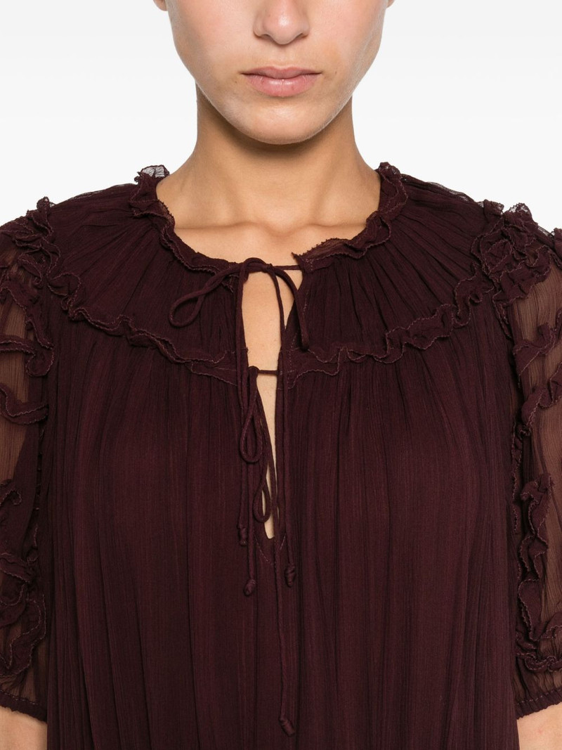 ruffled tiered dress 5