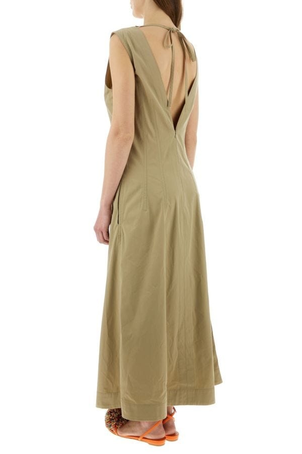 ワンピース BOTTEGA VENETA Cappuccino Cotton Blend Dress Bottega Veneta Cappuccino Cotton Blend Dress – LOZURI®