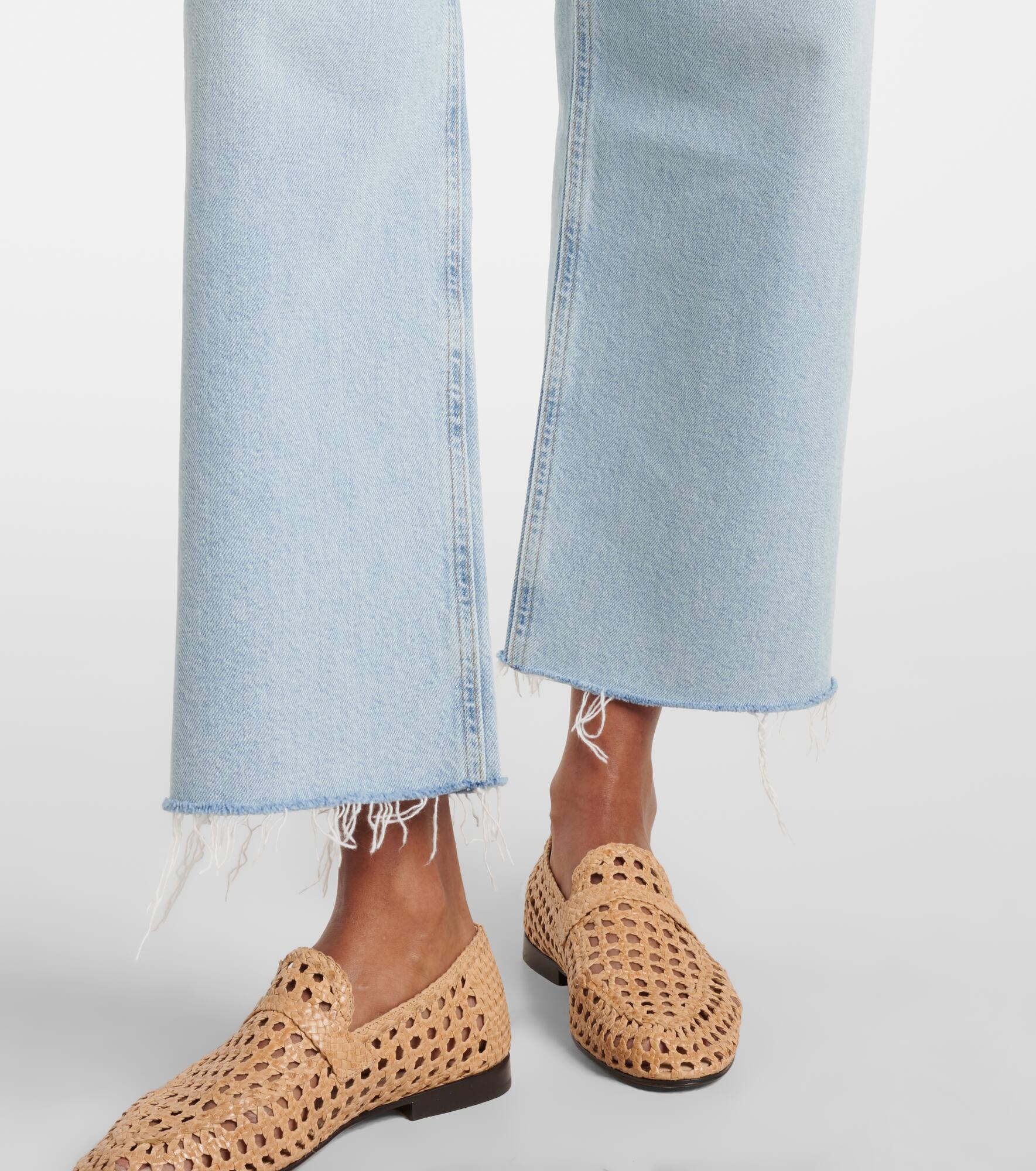 Ren high-rise wide-leg jeans - 5