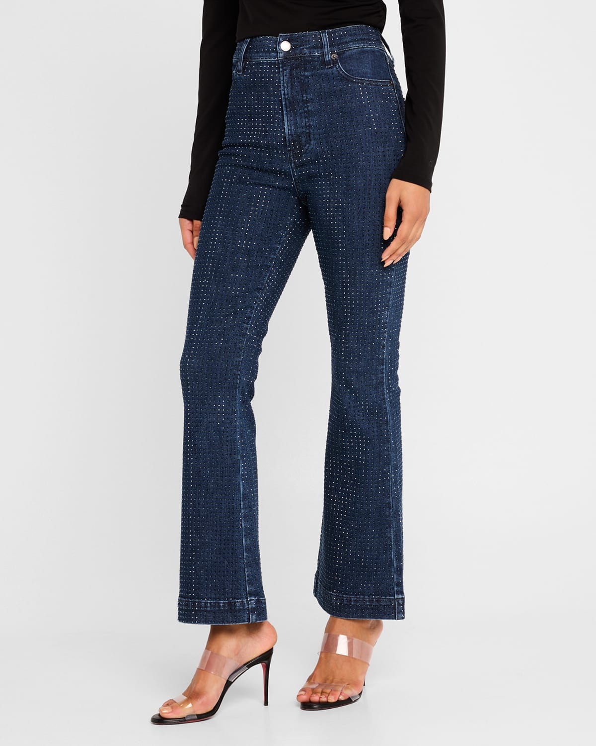 NWT Veronica store Beard Carson Ankle Flare High Rise Jeans