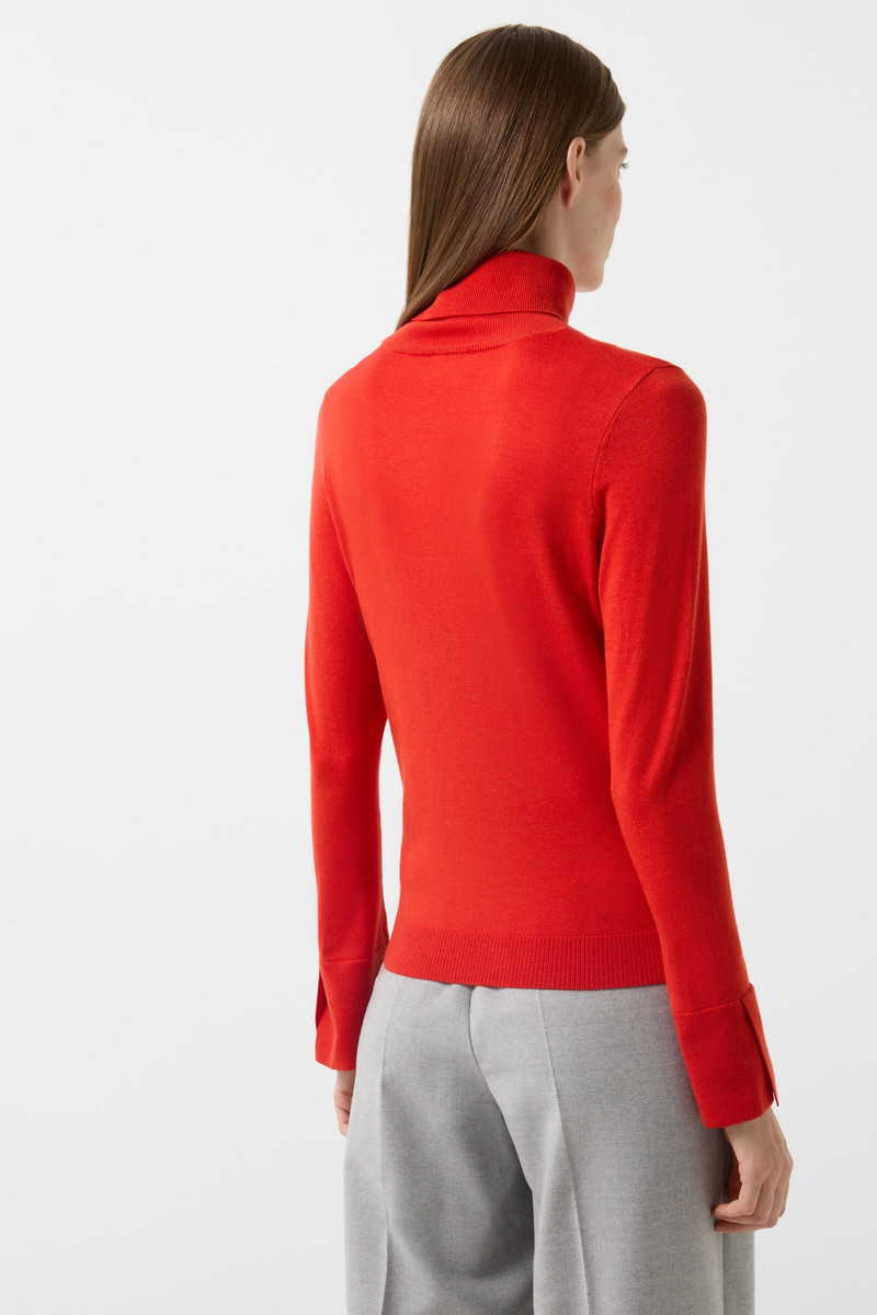 Vinny Turtleneck pullover in Red 3