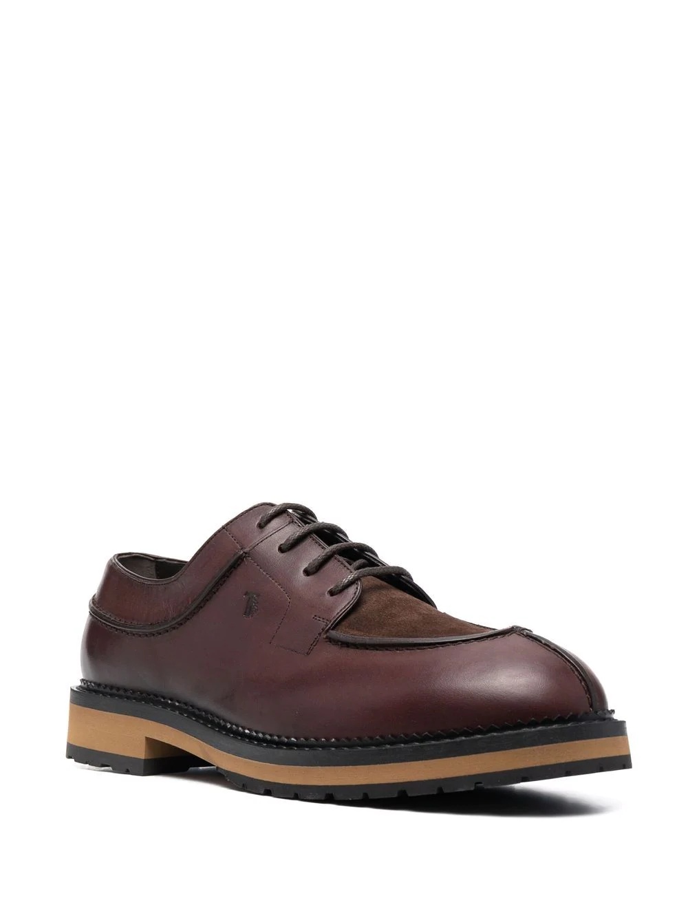 leather lace-up oxford shoes - 2