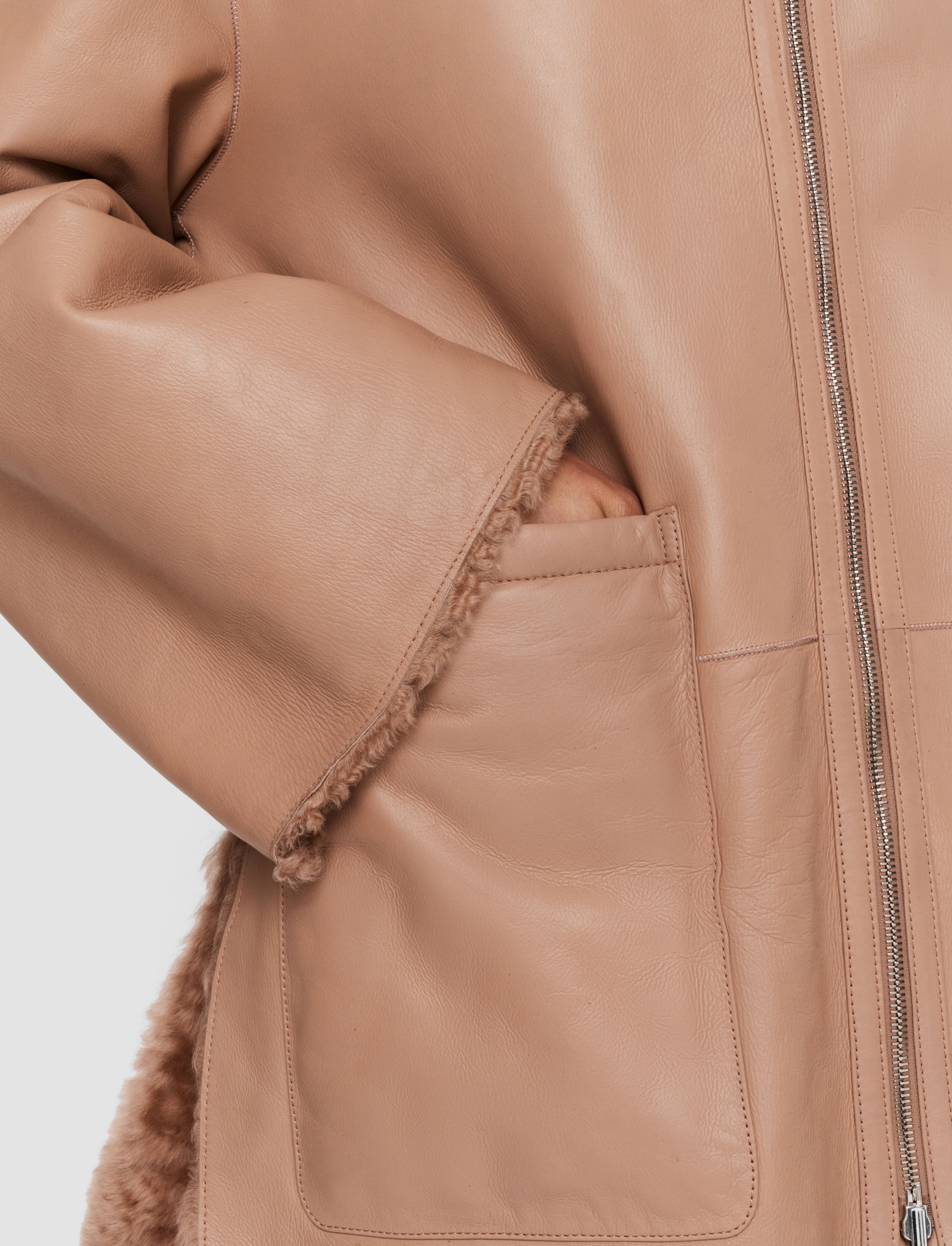 Cosser Reversible Shearling Coat - 7