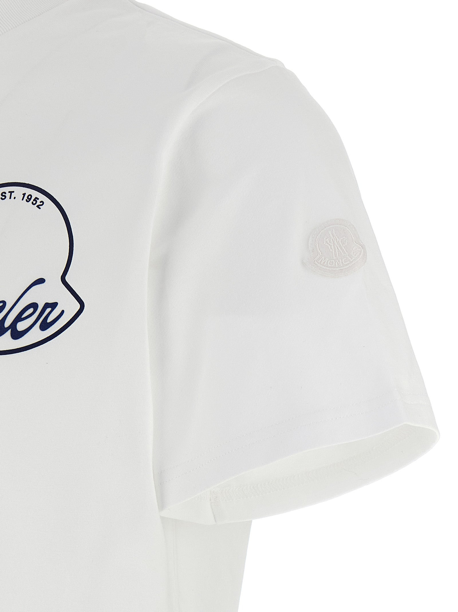 Logo Print T-Shirt White/Black - 4