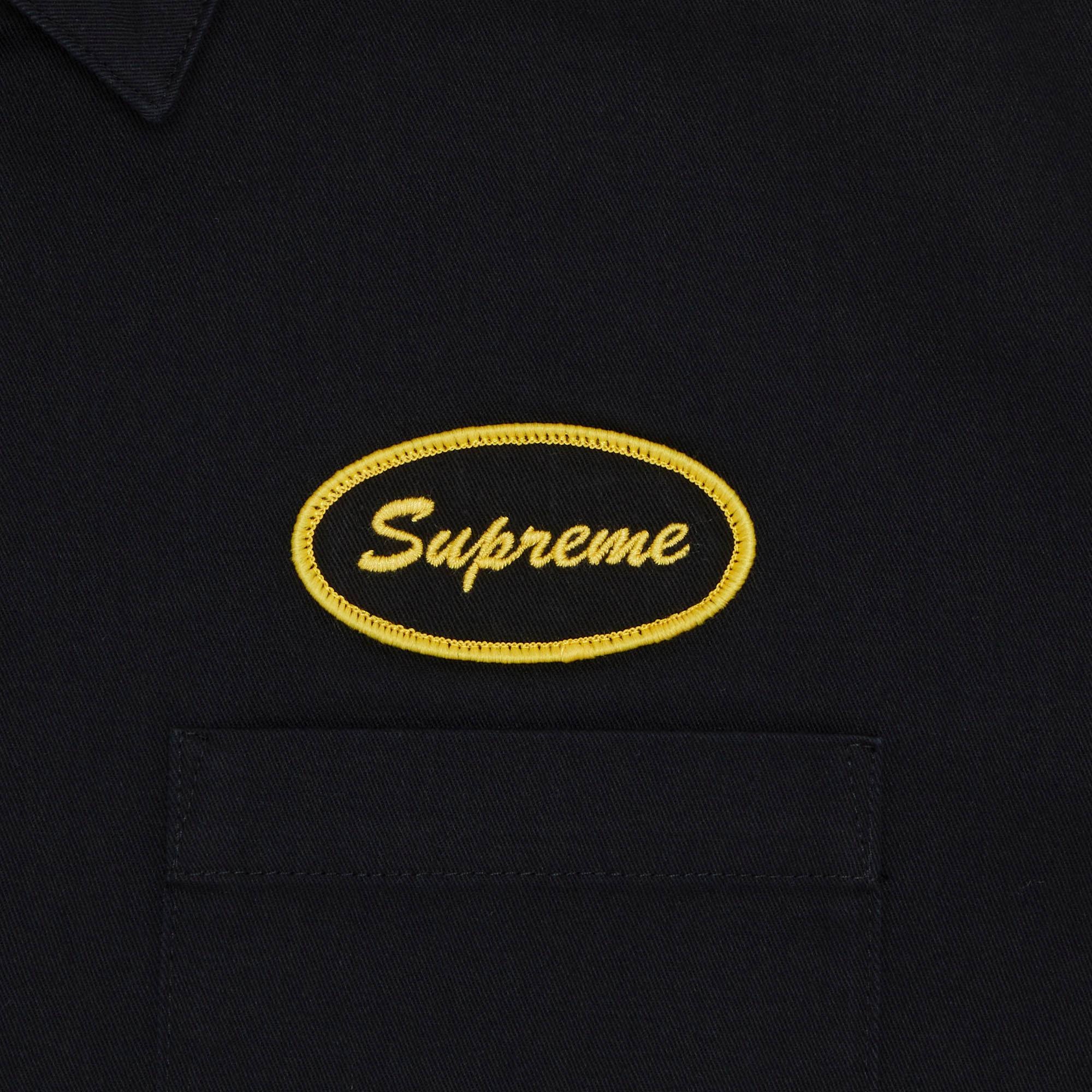 Supreme Thermal Sleeve Work Shirt 'Black' - 3