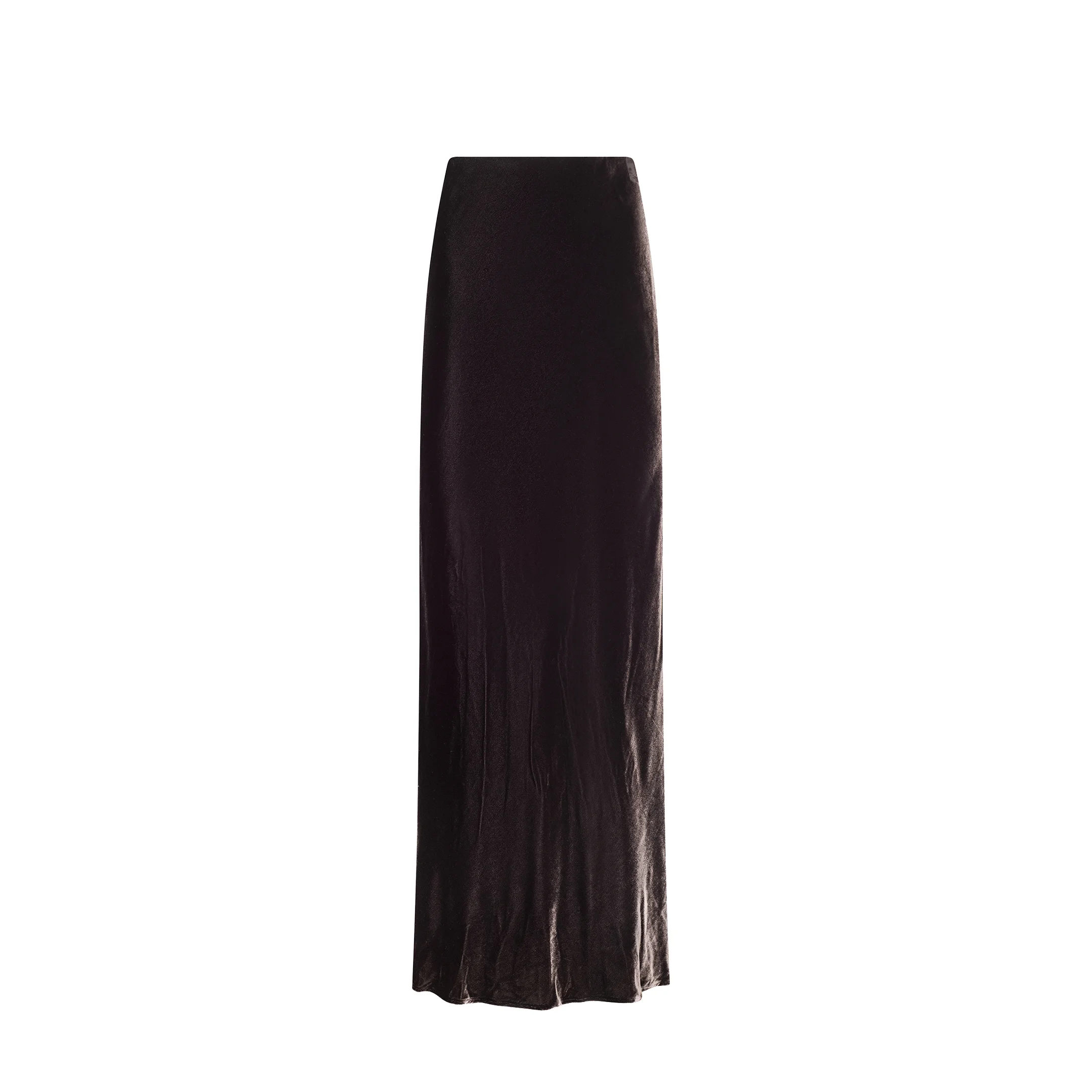Zeta Velvet Maxi Skirt - 1