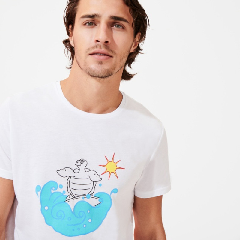 Men Organic Cotton T-shirt Surf 7