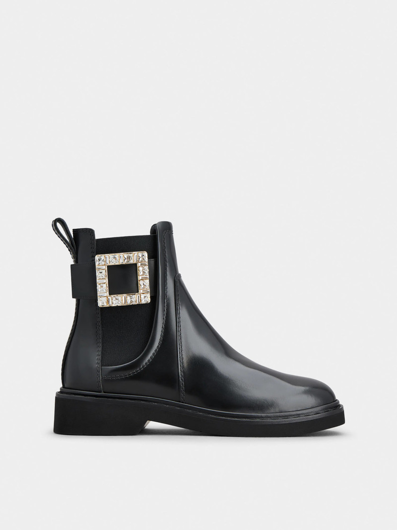 Viv' Rangers Chelsea Booties in leather 1