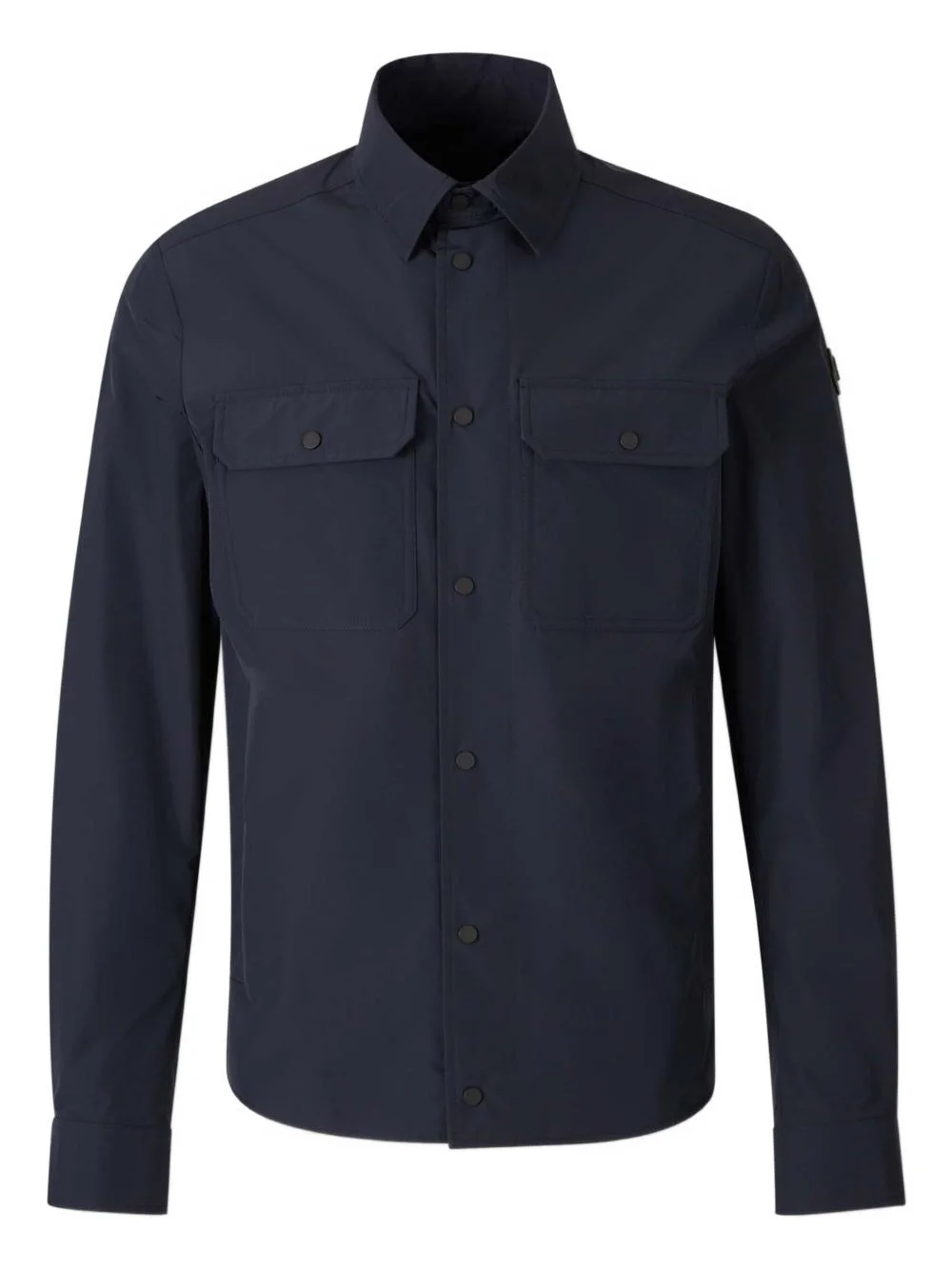 flap-pocket shirt jacket - 1