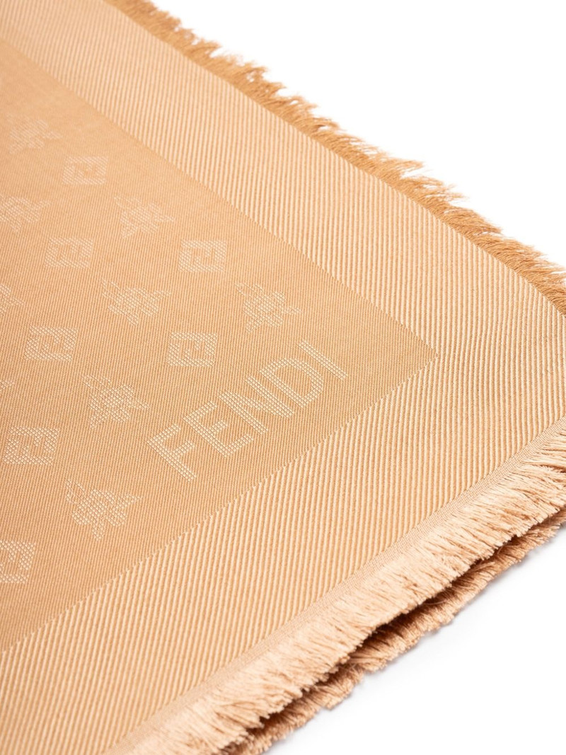 FENDI FF-jacquard scarf outlook