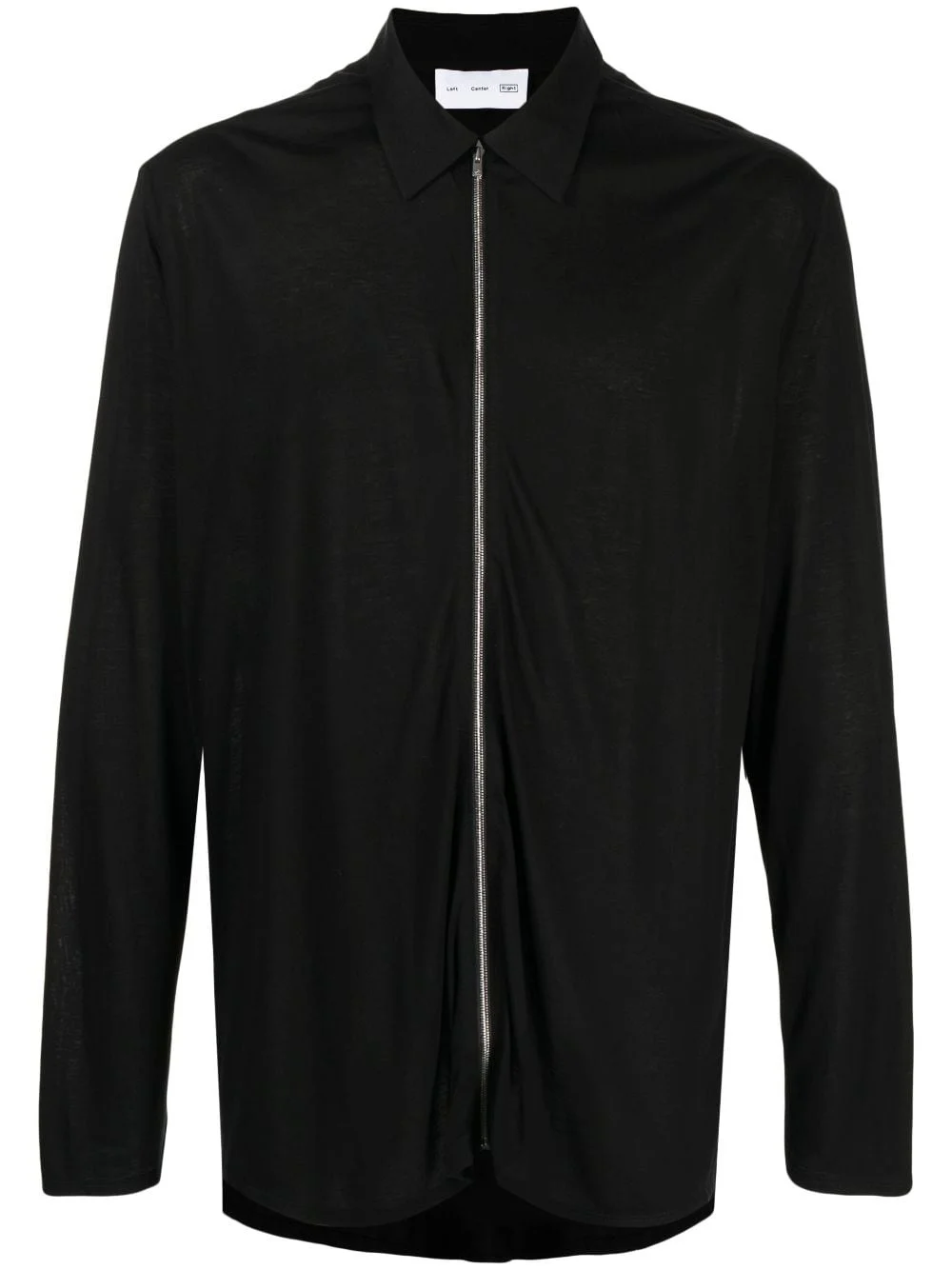 zip-up lyocell jacket - 1