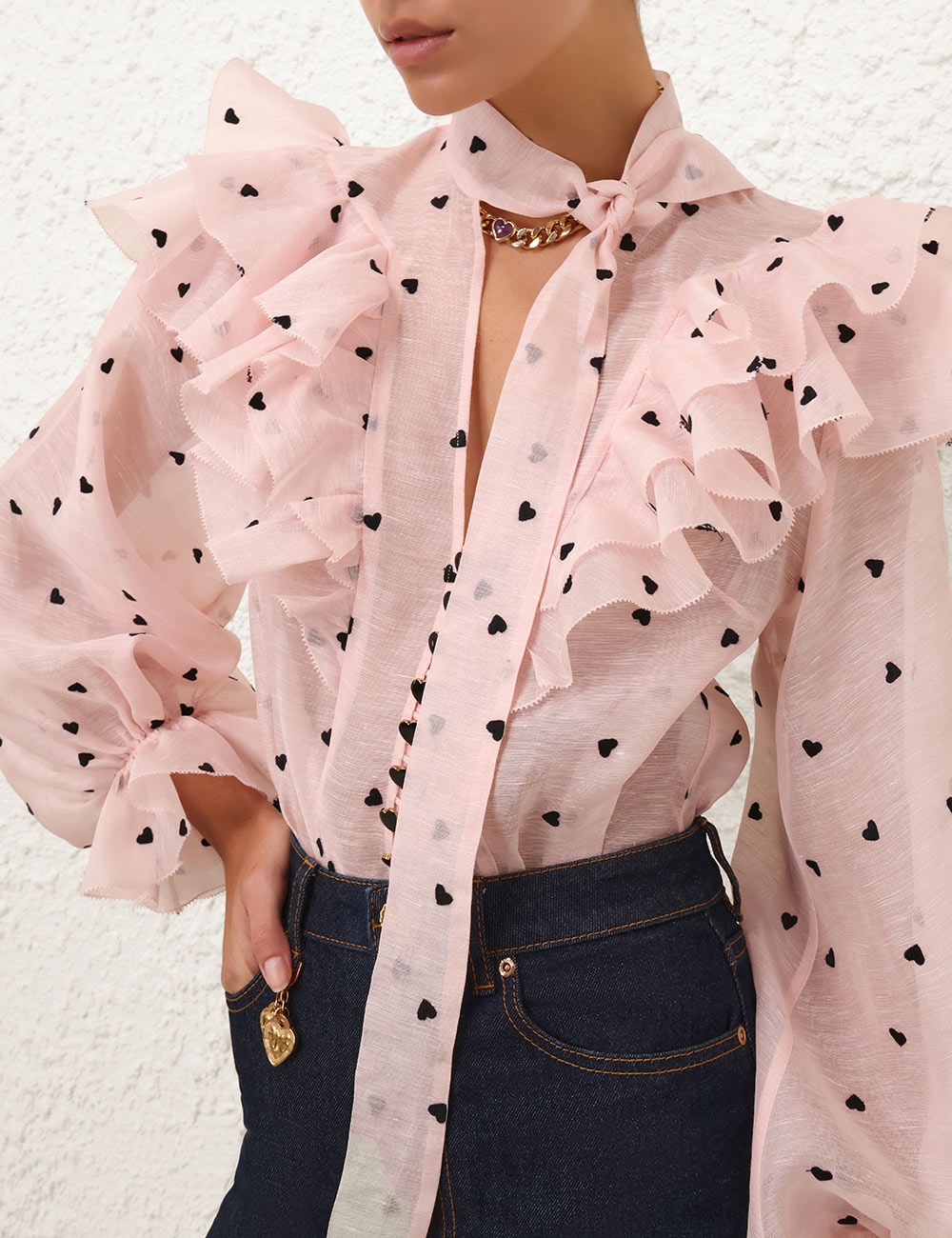 CRUSH EMBROIDERED BLOUSE - 5