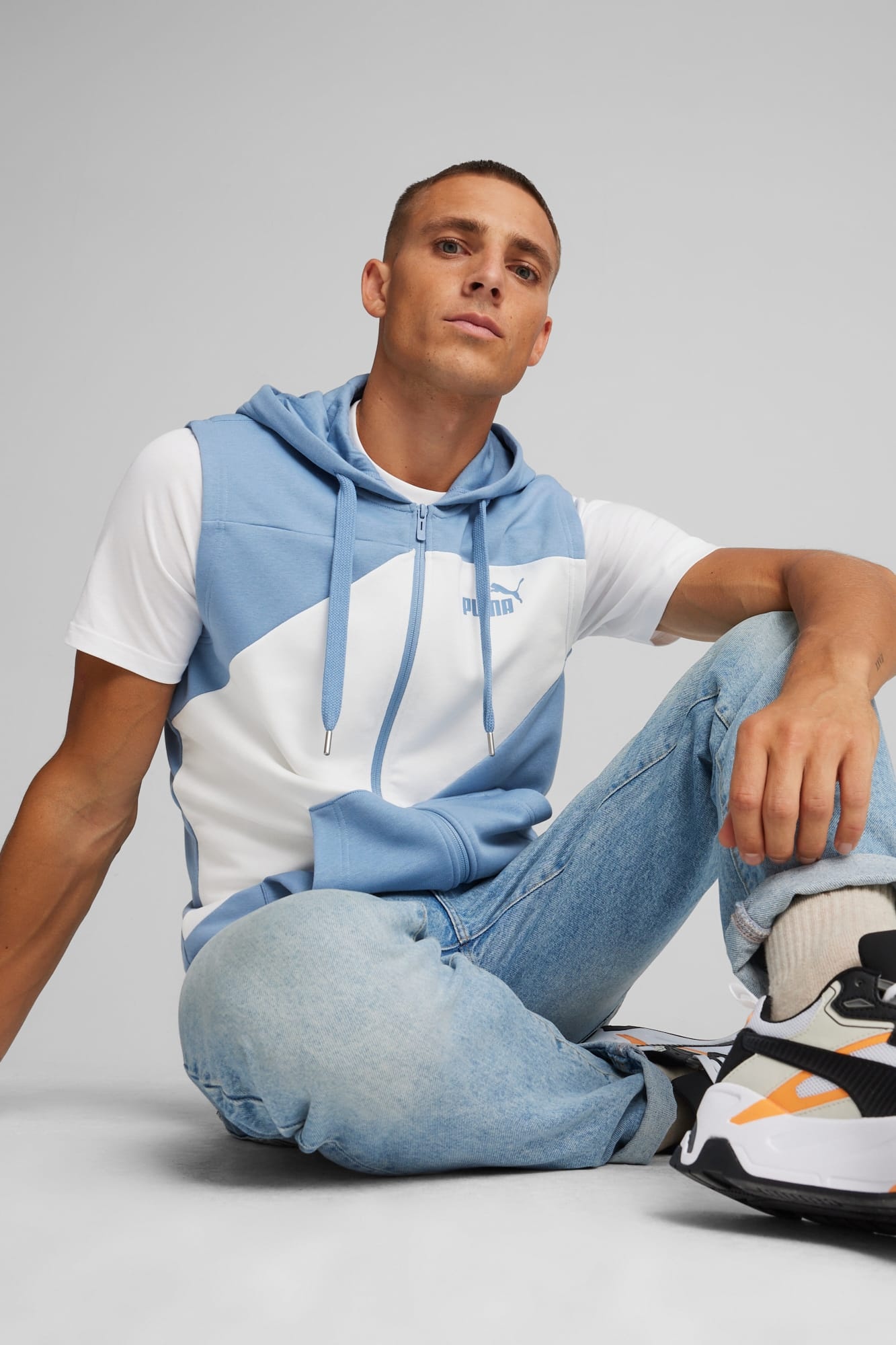 PUMA POWER Men's Sleeveless Hoodie - 6