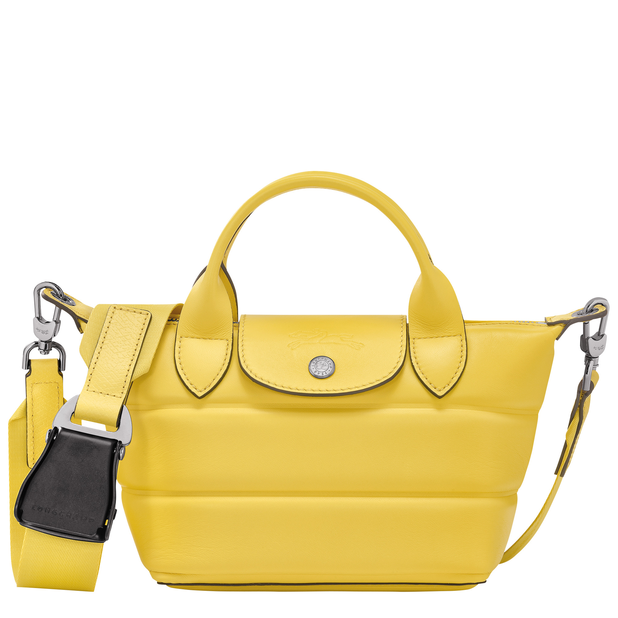 Le Pliage Xtra XS Handbag Yellow - Leather - 1